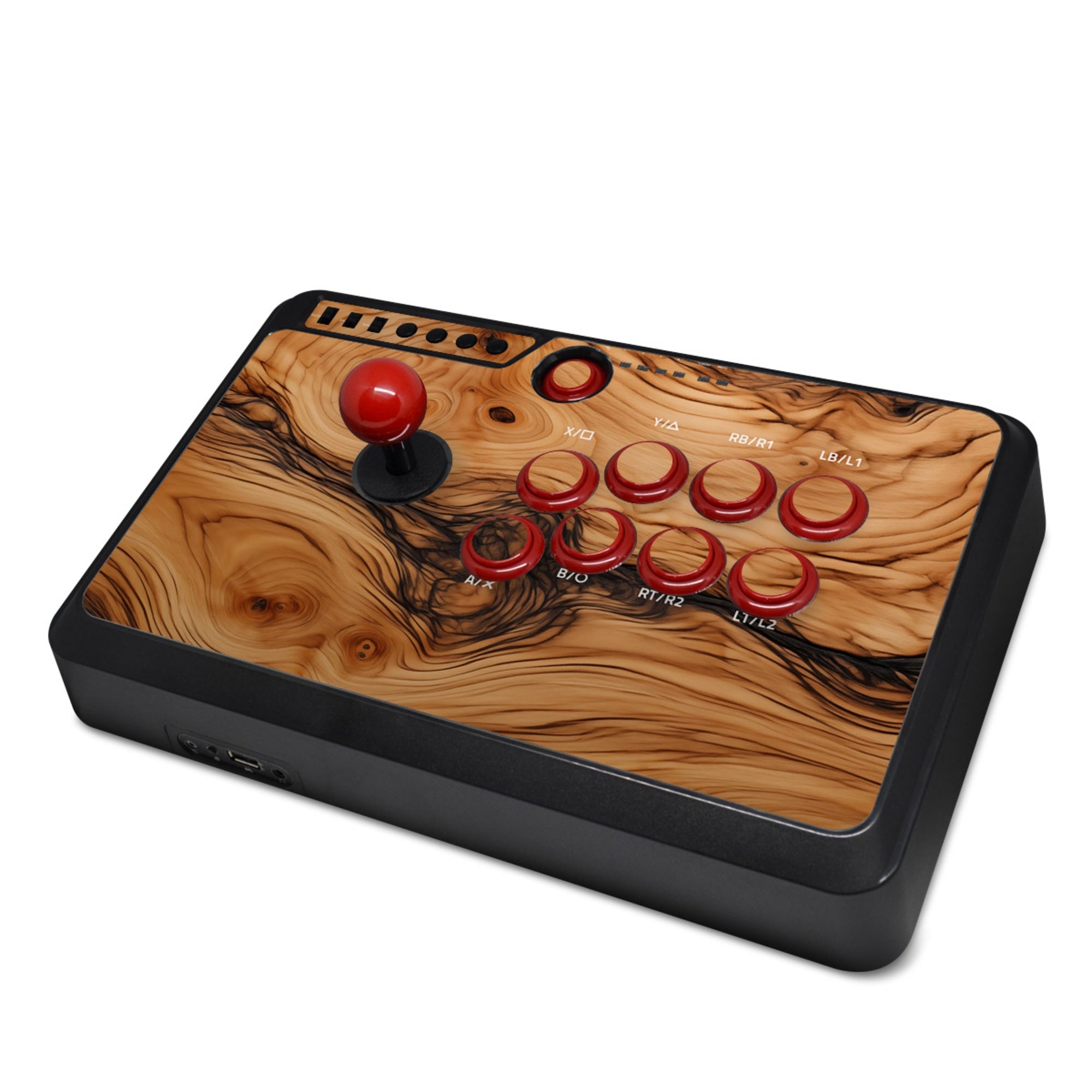 Olive Wood - Mayflash F500 Arcade Fightstick Skin