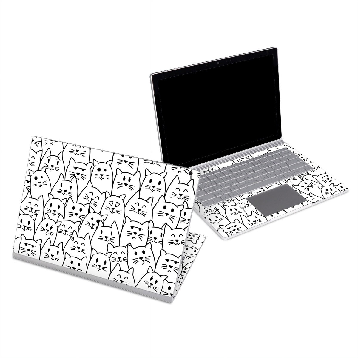 Moody Cats - Microsoft Surface Book Skin
