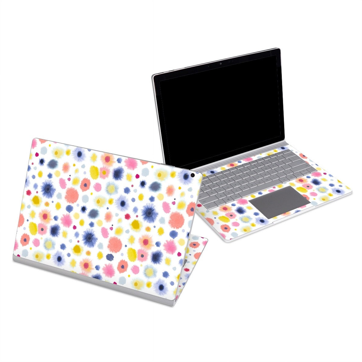 Red Blue Dots - Microsoft Surface Book Skin