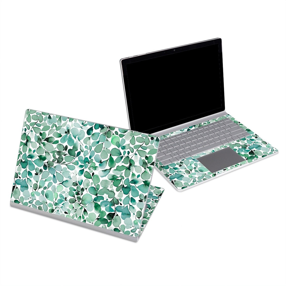 Watercolor Eucalyptus Leaves - Microsoft Surface Book Skin