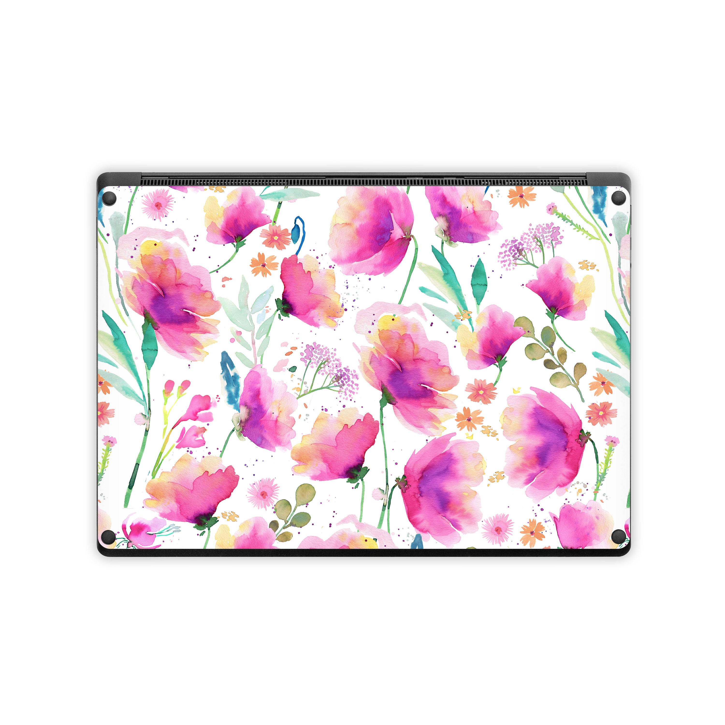 Abstract Pink Poppies - Microsoft Surface Laptop Skin