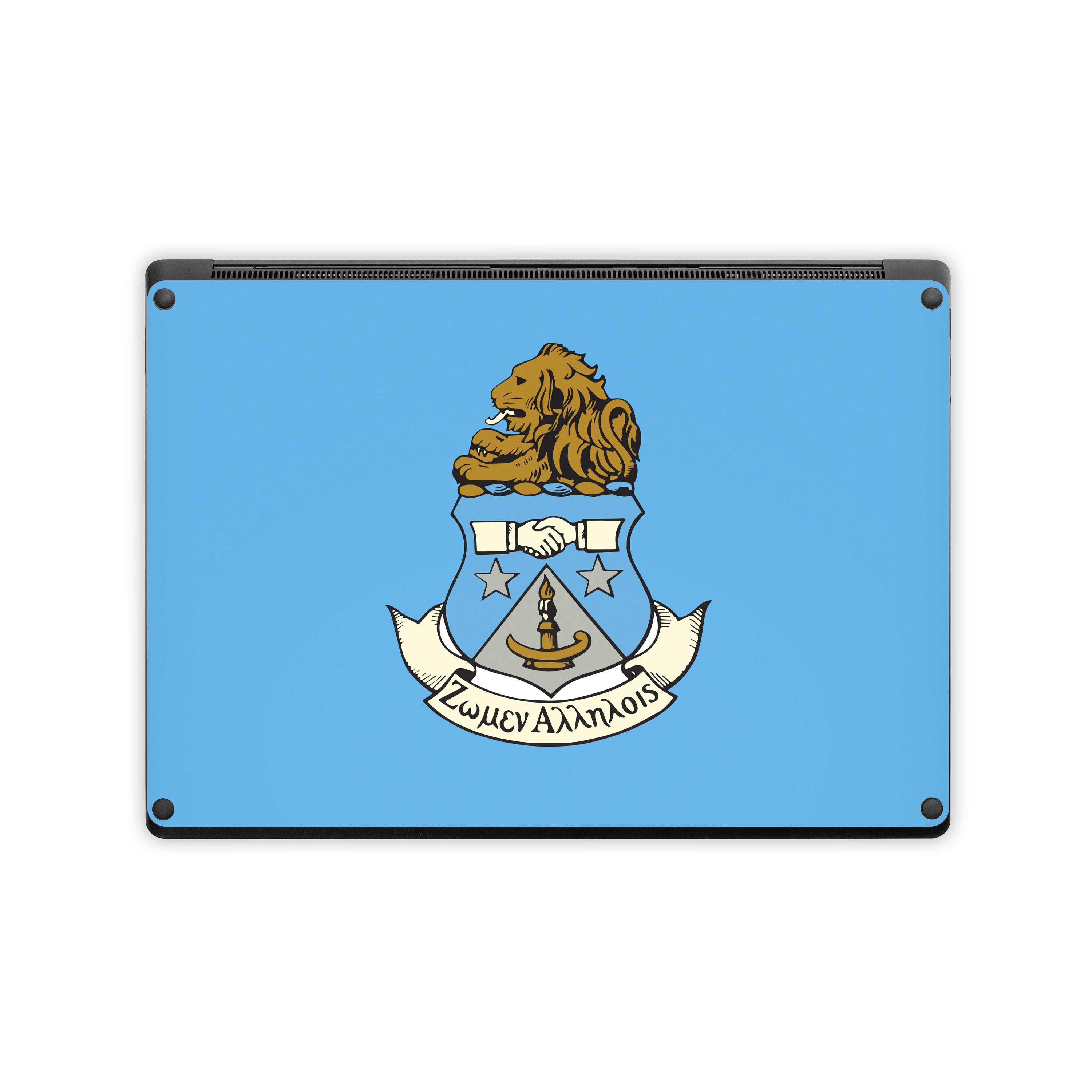 Alpha Delta Pi Crest Adelphean Blue - Microsoft Surface Laptop Skin