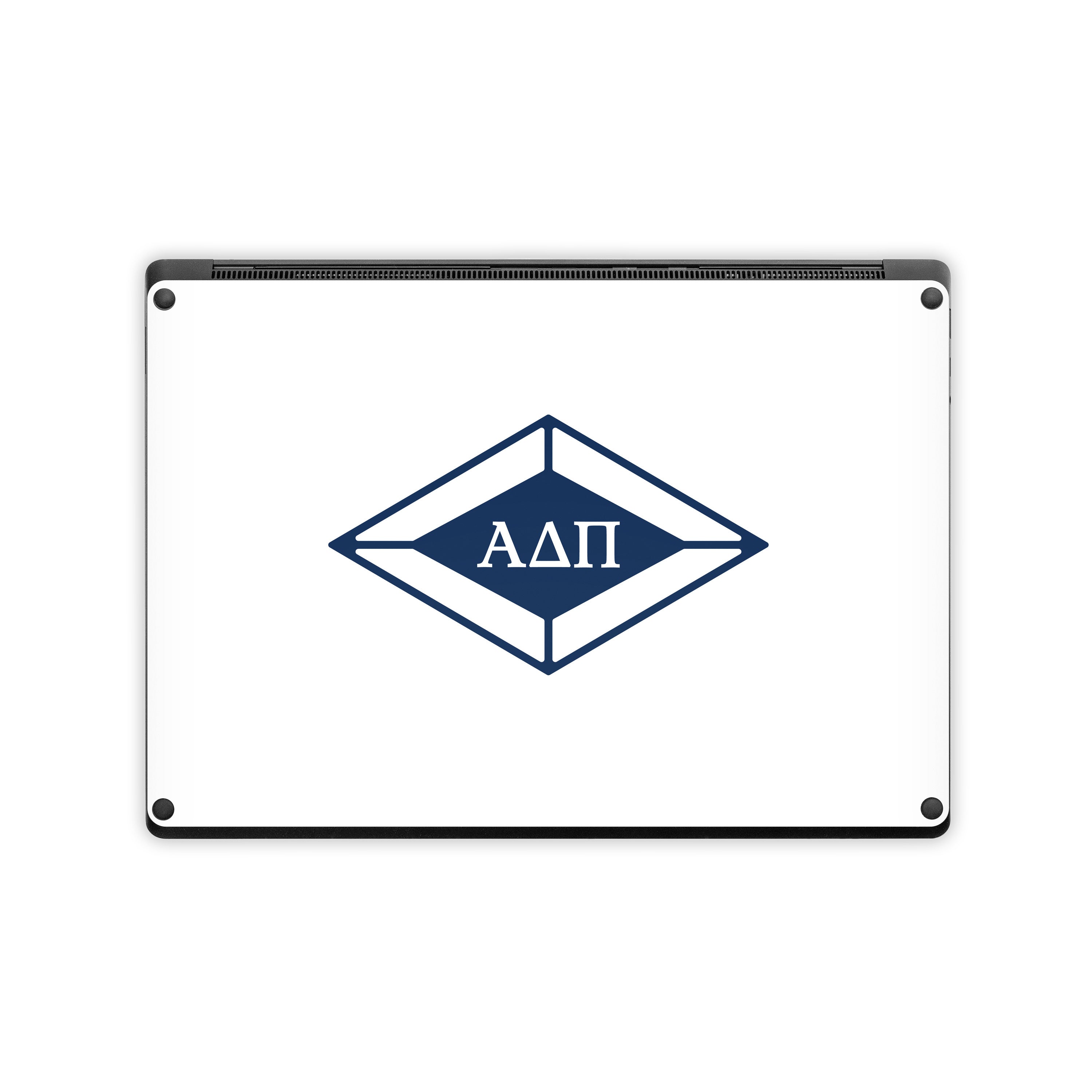 Alpha Delta Pi Diamond Letters White - Microsoft Surface Laptop Skin