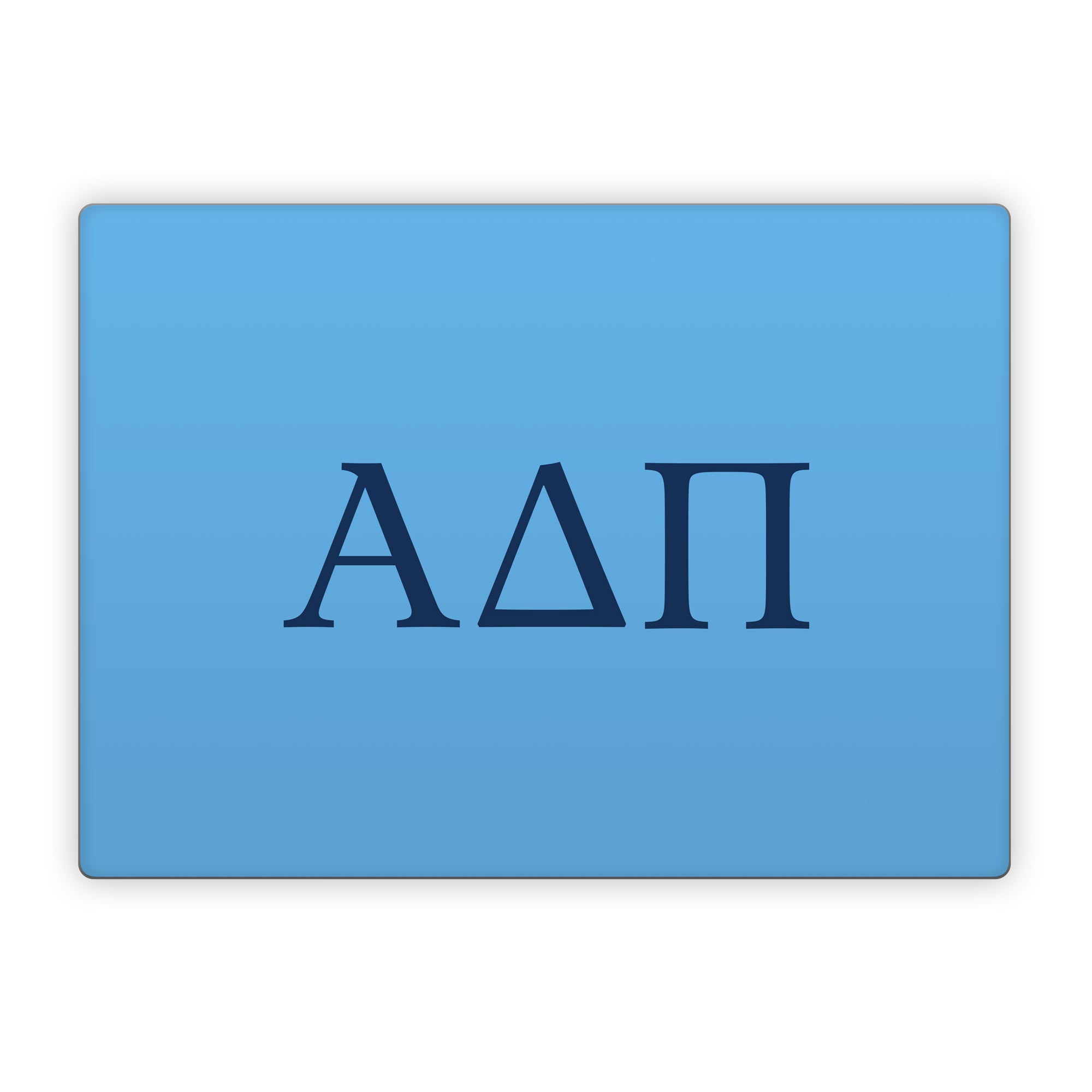 Alpha Delta Pi Greek Letters Adelphean Blue - Microsoft Surface Laptop Skin