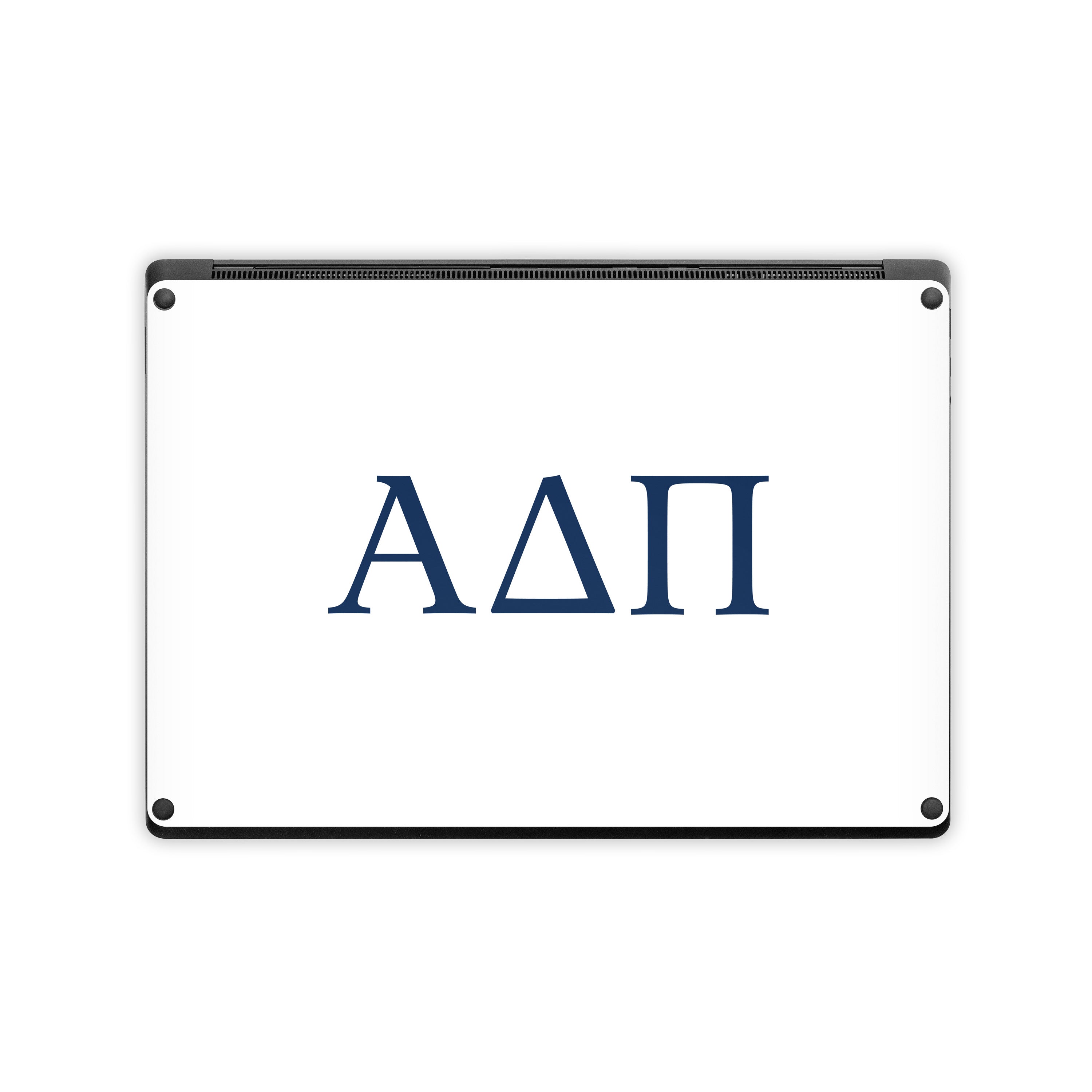 Alpha Delta Pi Greek Letters White - Microsoft Surface Laptop Skin