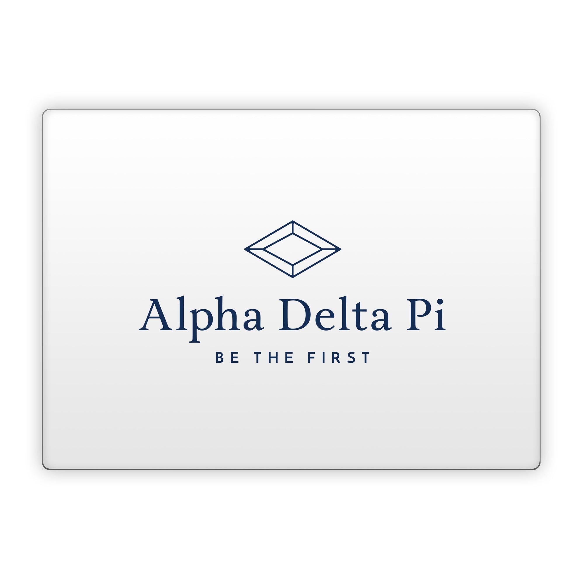 Alpha Delta Pi Primary Logo White - Microsoft Surface Laptop Skin