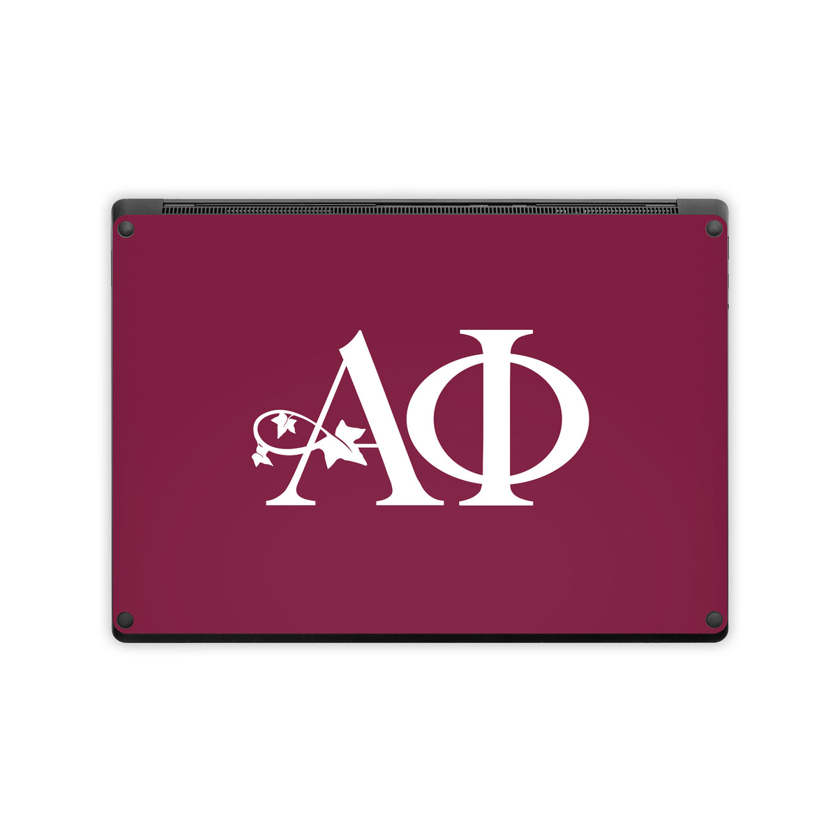 Alpha Phi Greek Letters Bordeaux - Microsoft Surface Laptop Skin