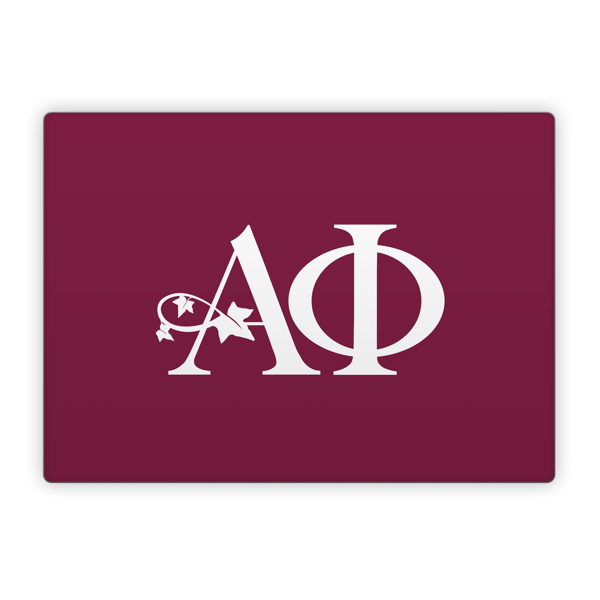 Alpha Phi Greek Letters Bordeaux - Microsoft Surface Laptop Skin