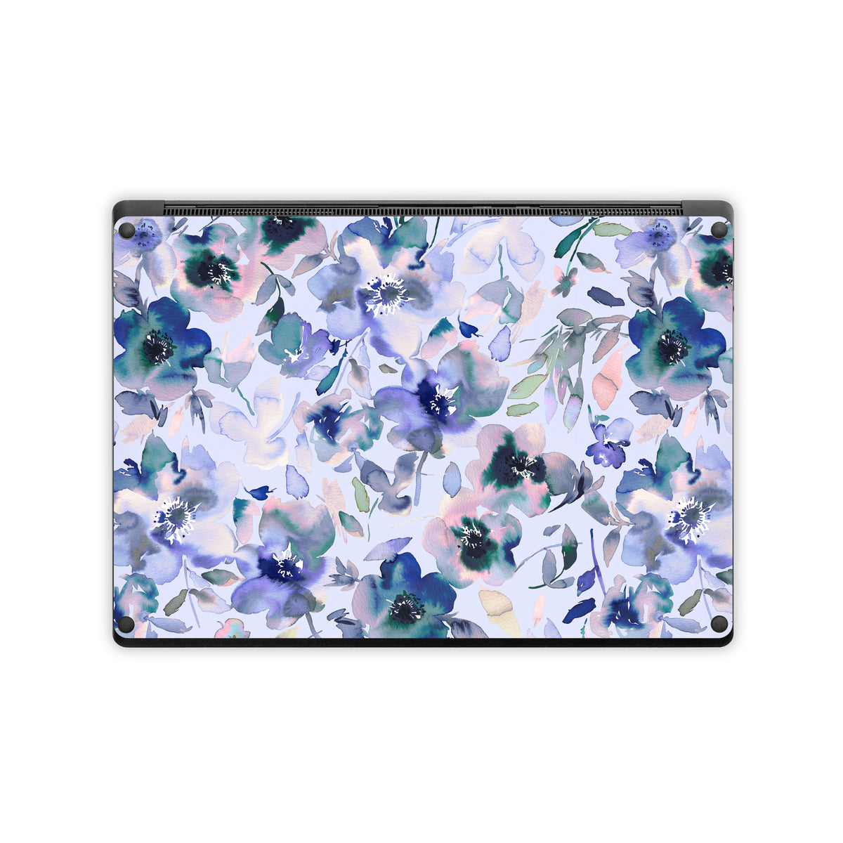 Aquatic Artistic Flowers - Microsoft Surface Laptop Skin