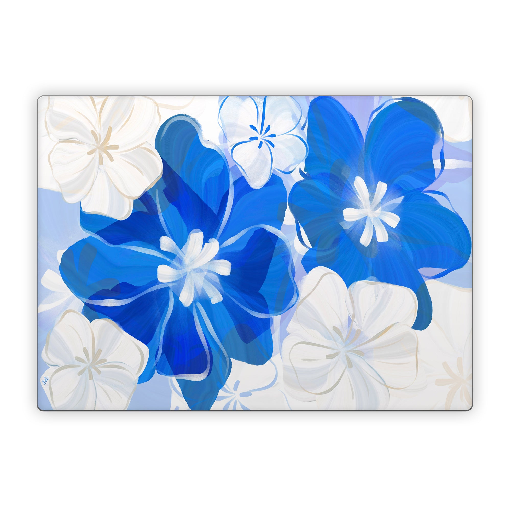 Blue Flowers - Microsoft Surface Laptop Skin