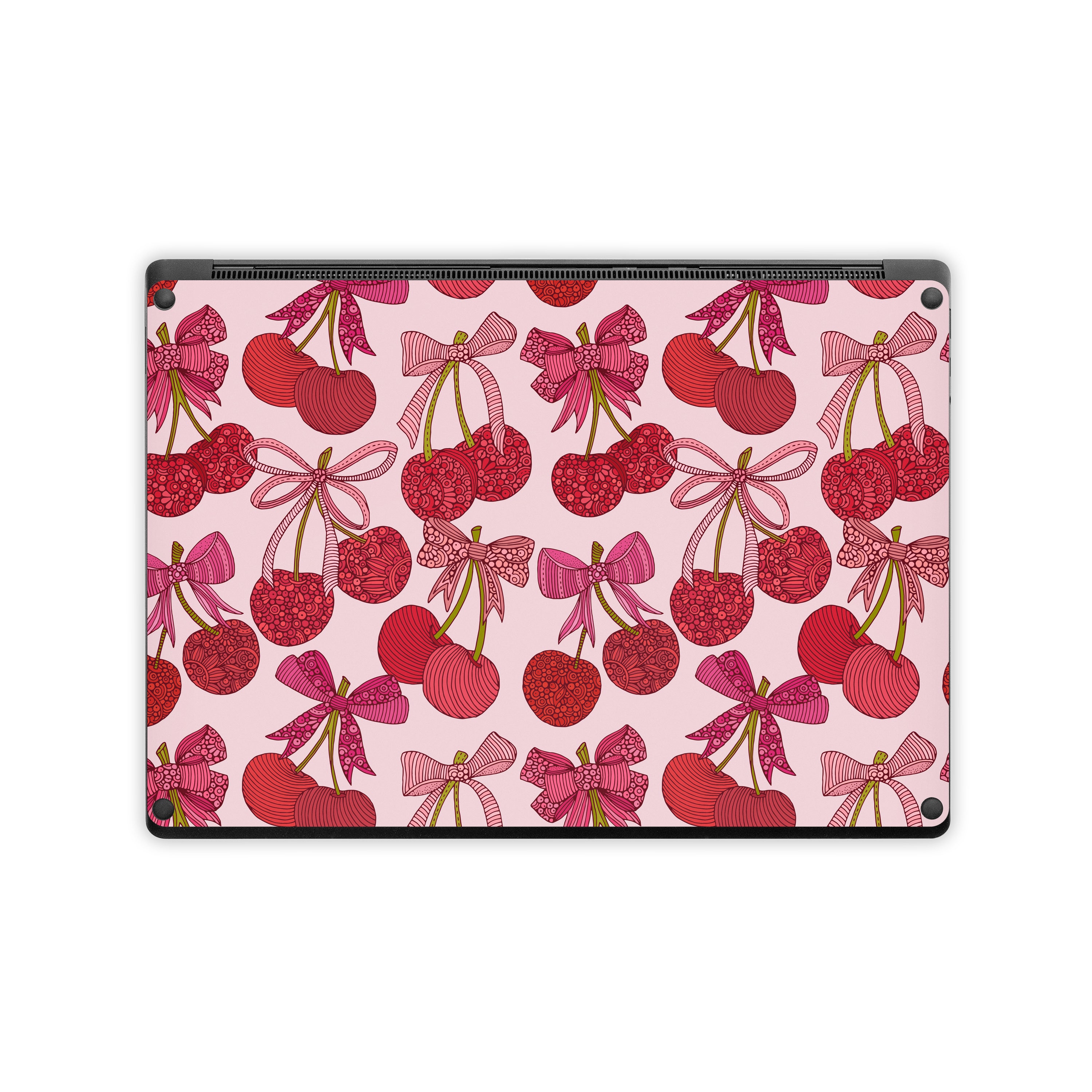 Cherry with Bows - Microsoft Surface Laptop Skin