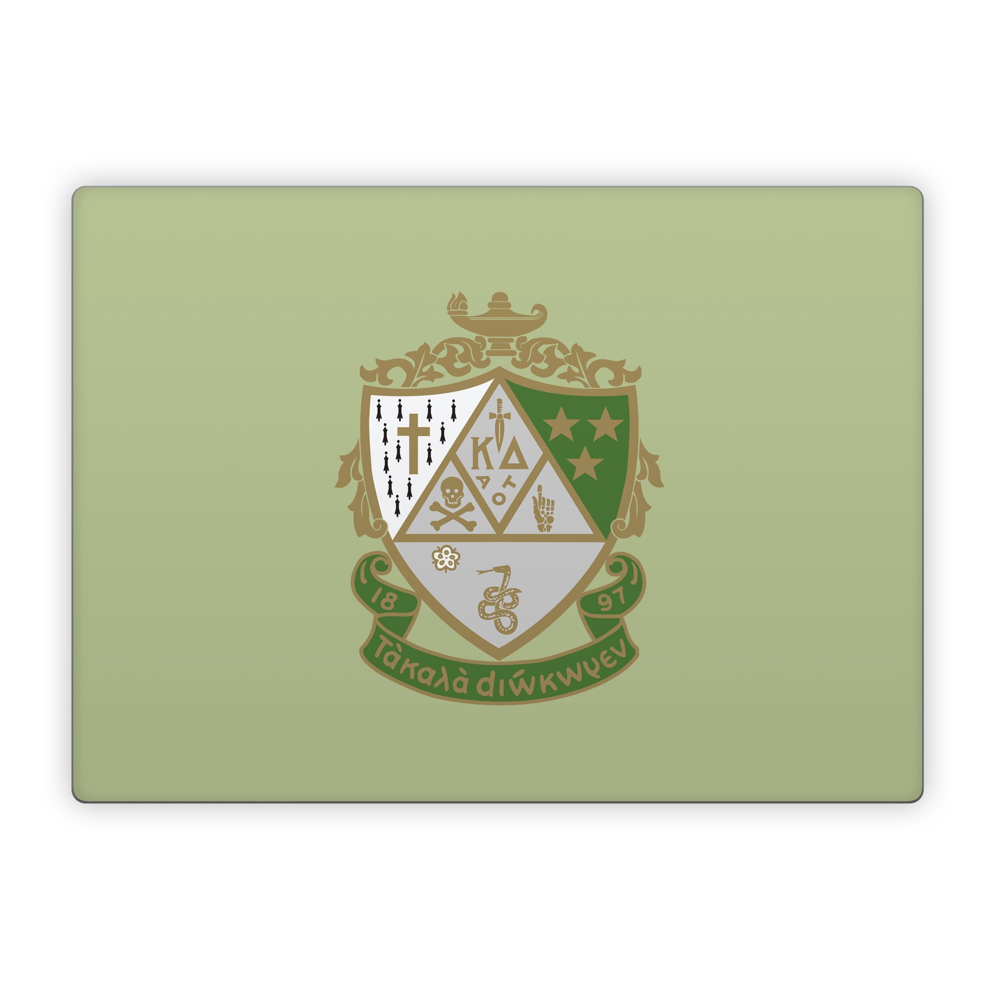 Kappa Delta Crest Light Olive - Microsoft Surface Laptop Skin