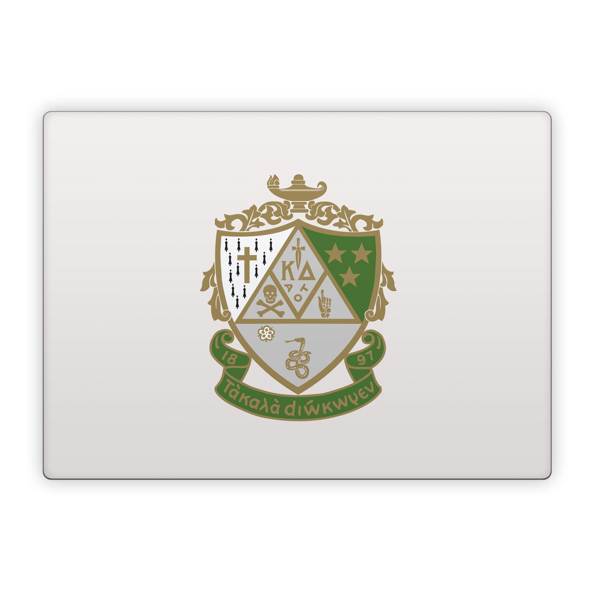 Kappa Delta Crest Pearl White - Microsoft Surface Laptop Skin
