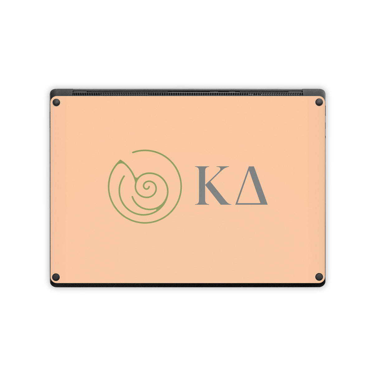 Kappa Delta Greek Letters Empowered Peach - Microsoft Surface Laptop Skin