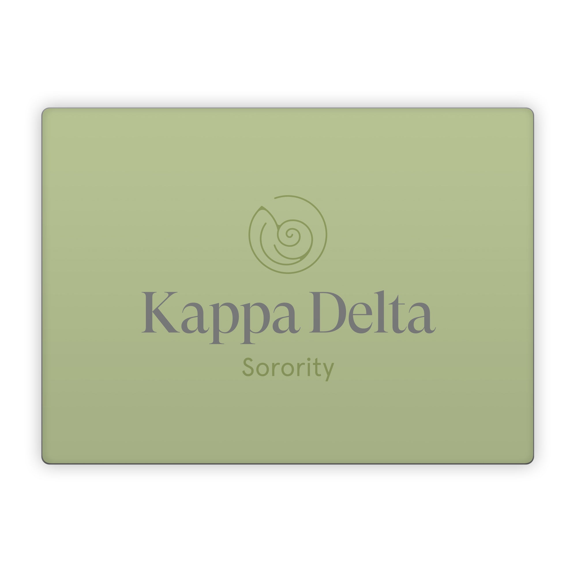 Kappa Delta Primary Logo Light Olive - Microsoft Surface Laptop Skin