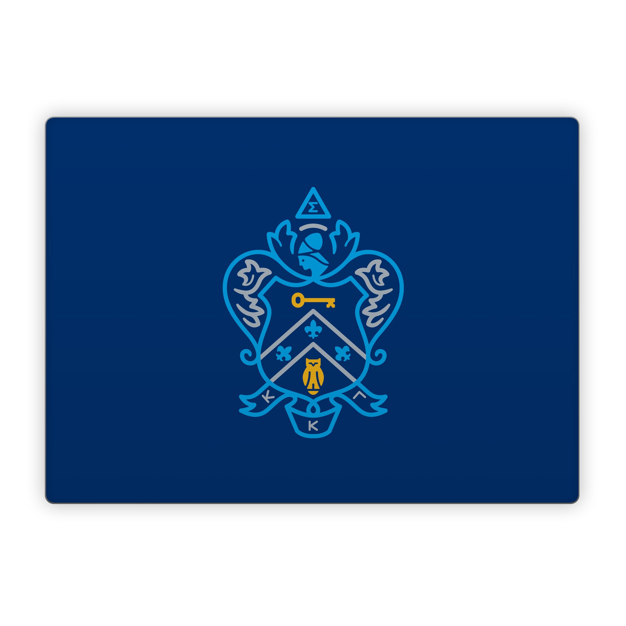 Kappa Kappa Gamma Coat of Arms Kappa Blue - Microsoft Surface Laptop Skin