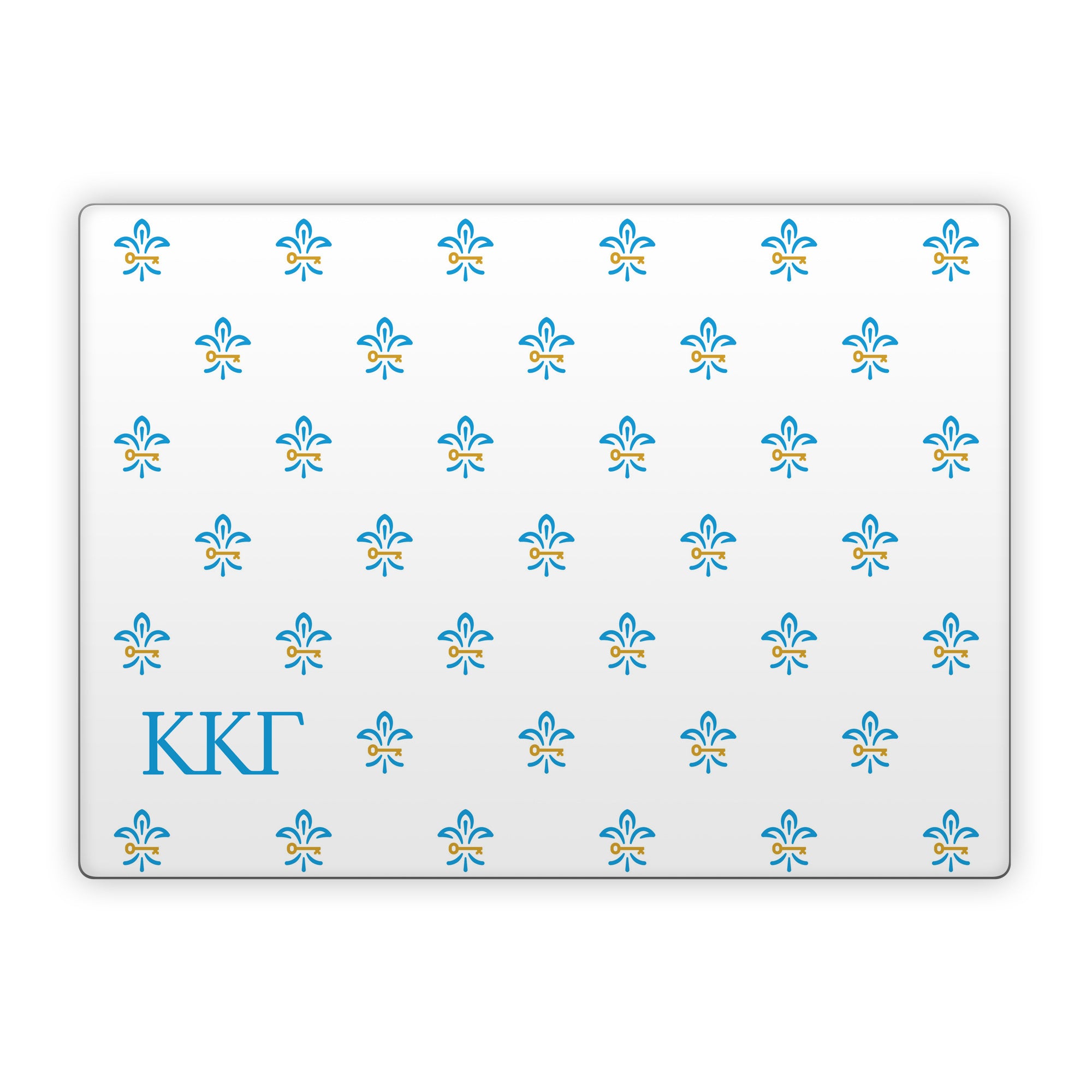 Kappa Kappa Gamma Fleur De Key Pattern White - Microsoft Surface Laptop Skin