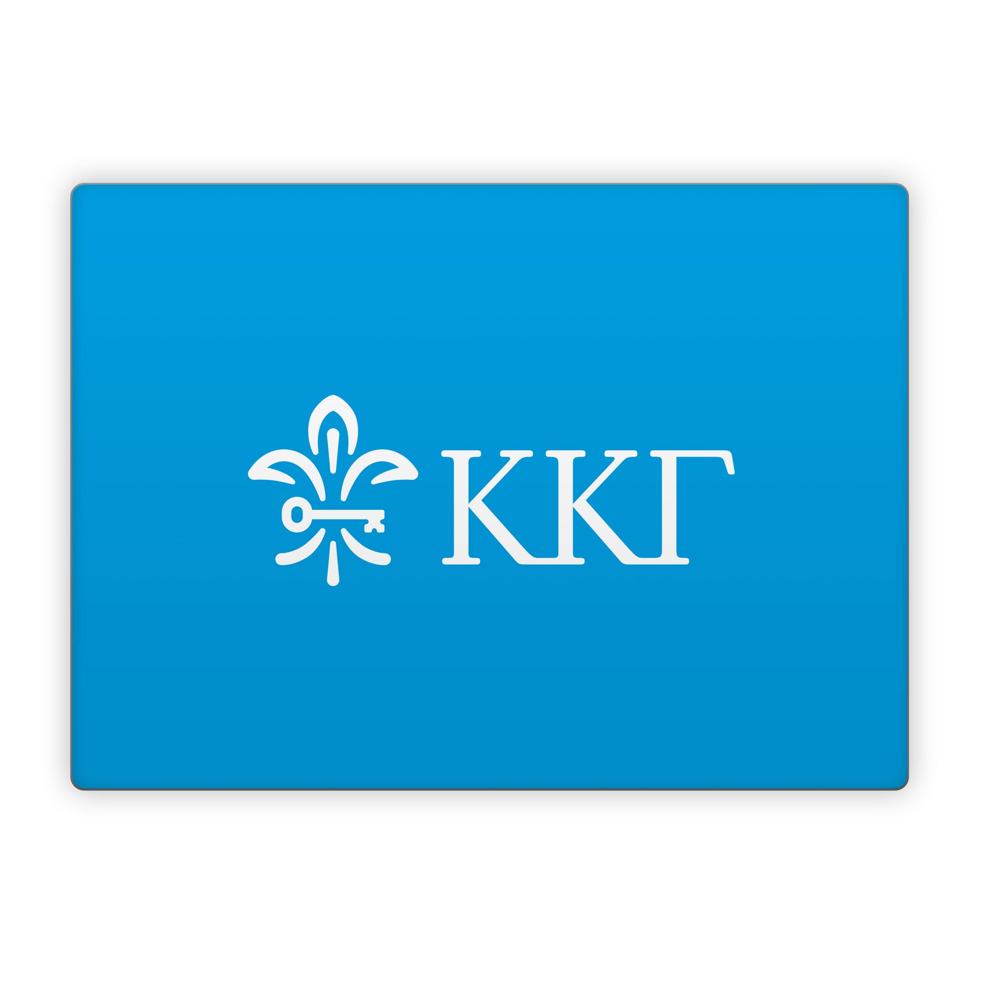 Kappa Kappa Gamma Letterkey Horizontal Gamma Blue - Microsoft Surface Laptop Skin