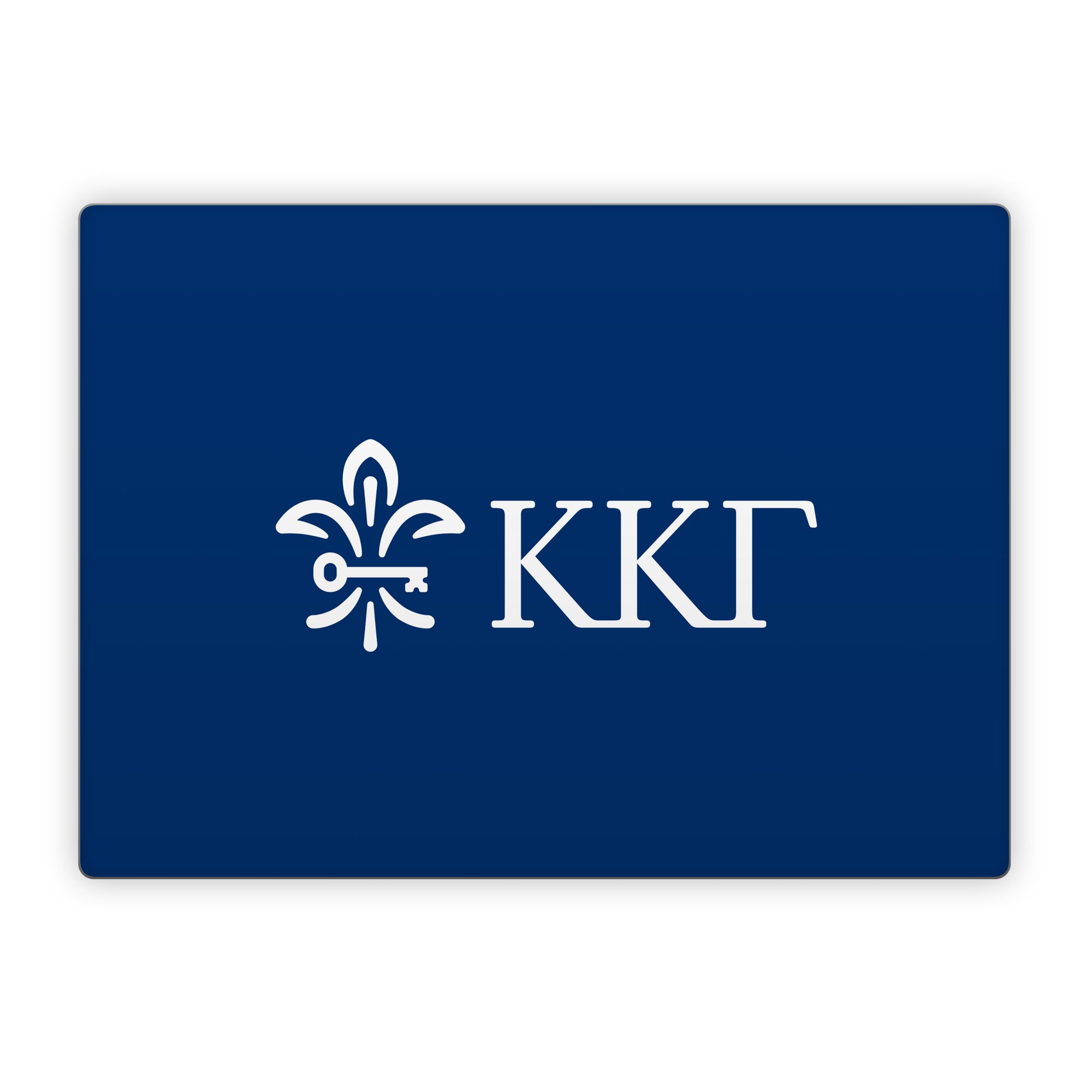 Kappa Kappa Gamma Letterkey Horizontal Kappa Blue - Microsoft Surface Laptop Skin