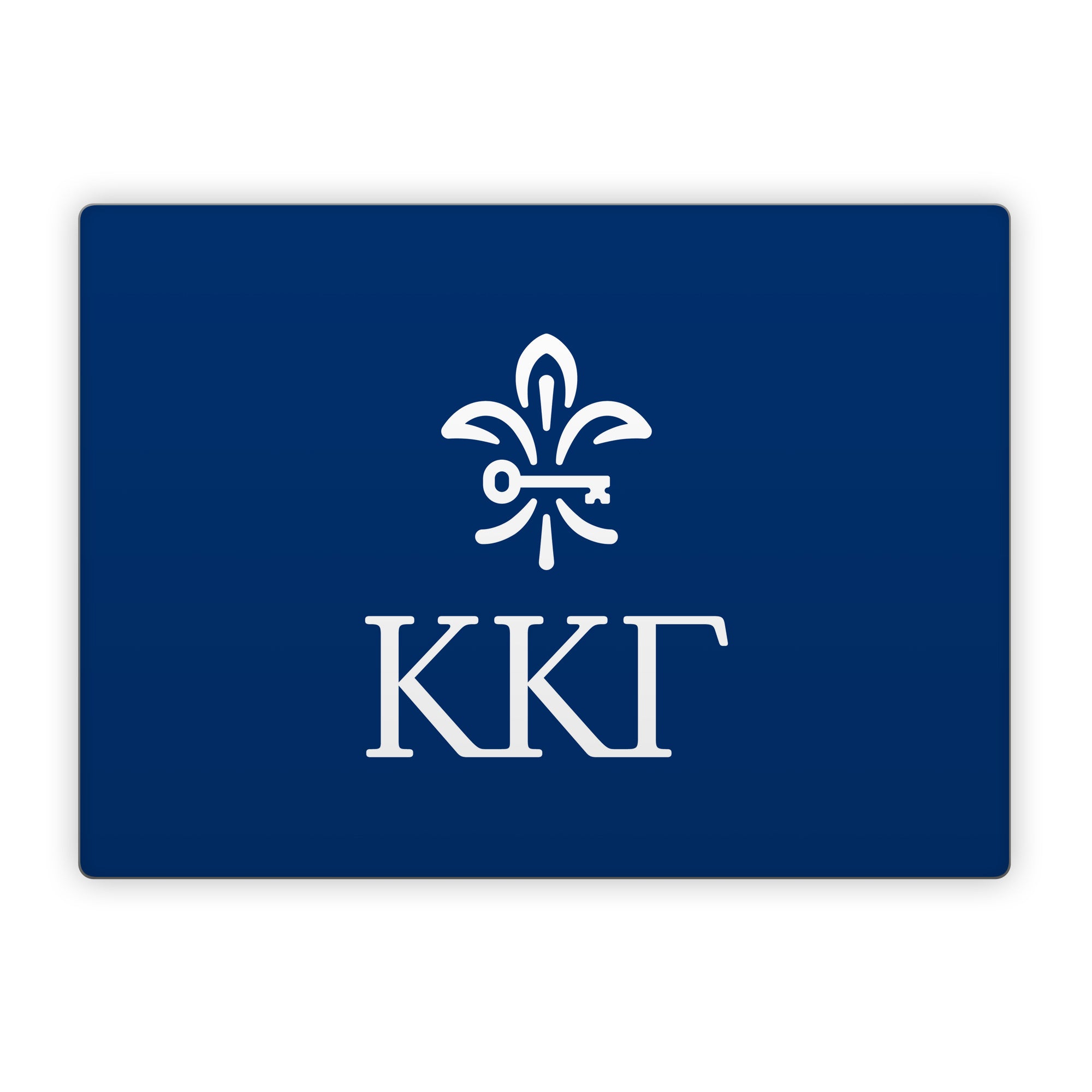Kappa Kappa Gamma Letterkey Vertical Kappa Blue - Microsoft Surface Laptop Skin
