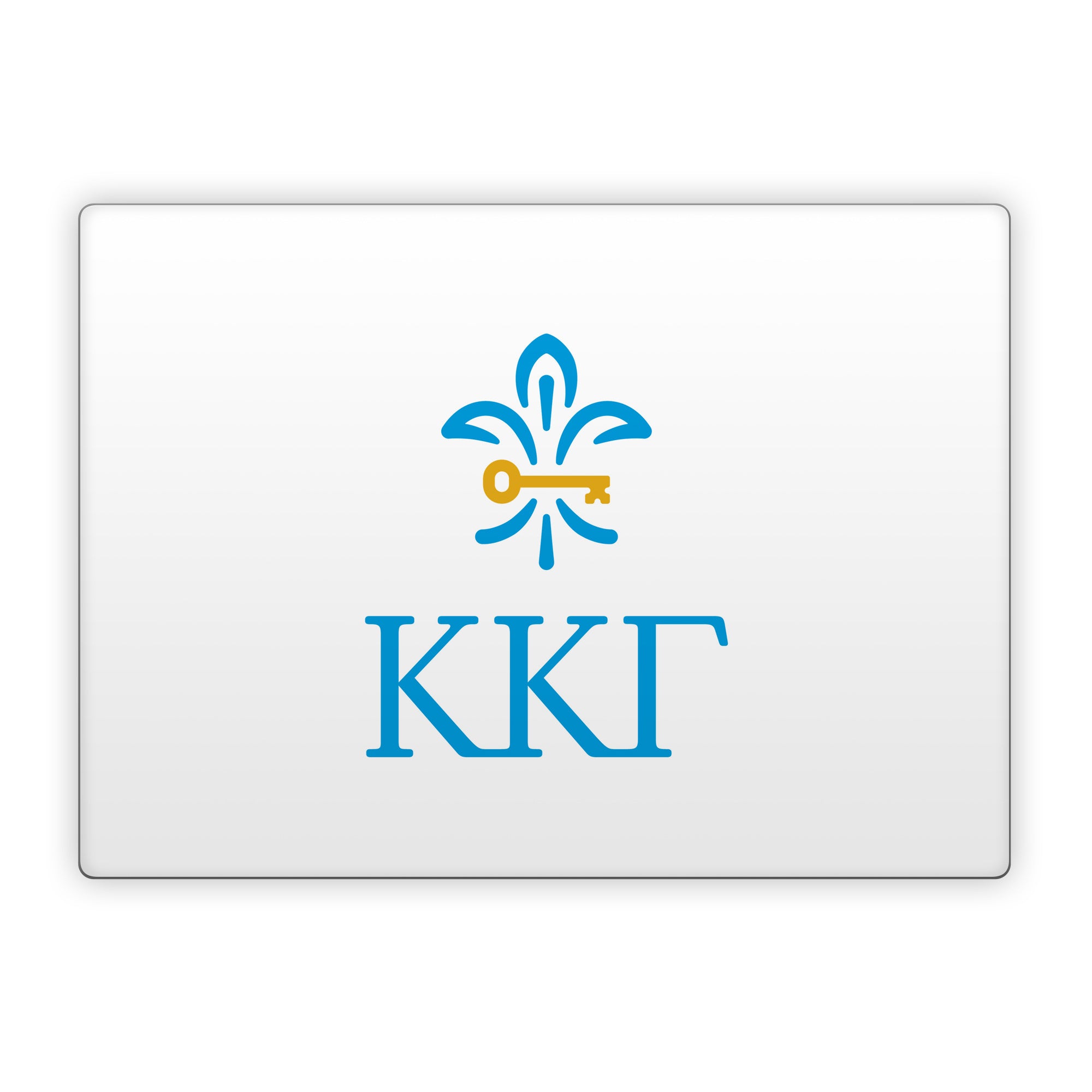Kappa Kappa Gamma Letterkey Vertical White - Microsoft Surface Laptop Skin