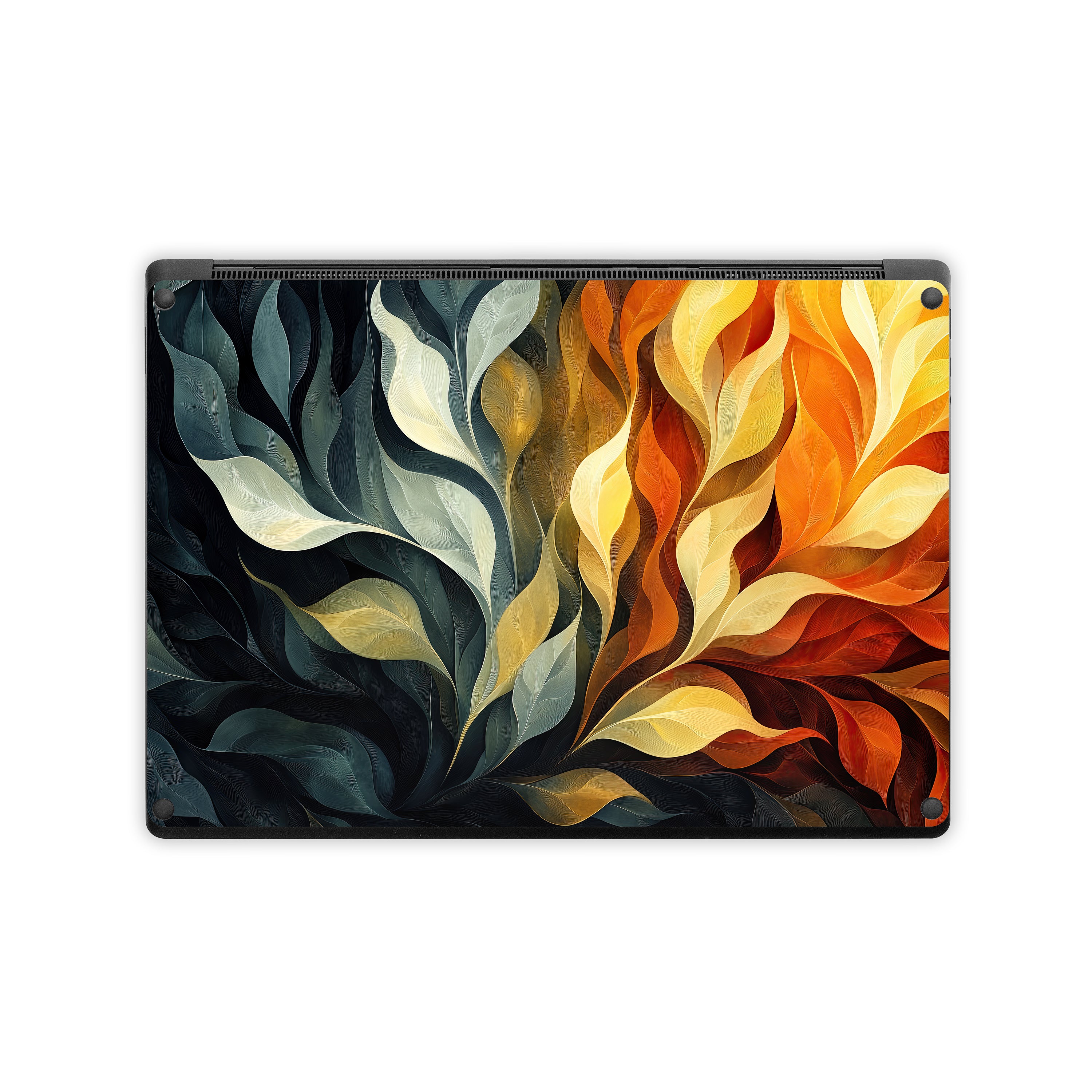 Orange and Charcoal - Microsoft Surface Laptop Skin