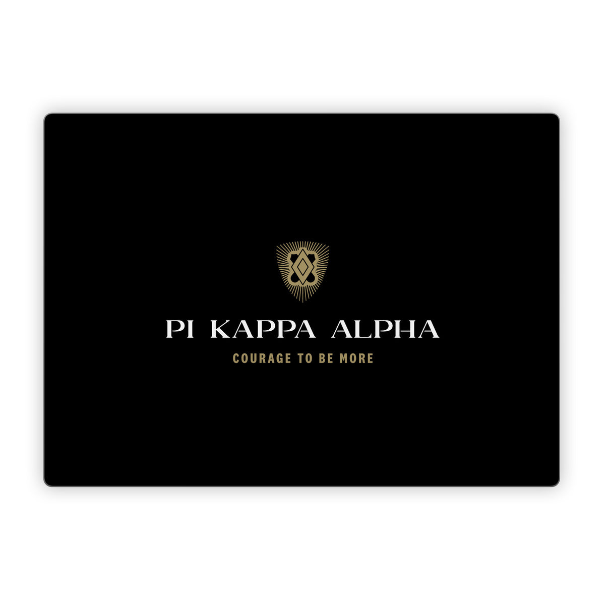 Pi Kappa Alpha Formal Logo Black - Microsoft Surface Laptop Skin