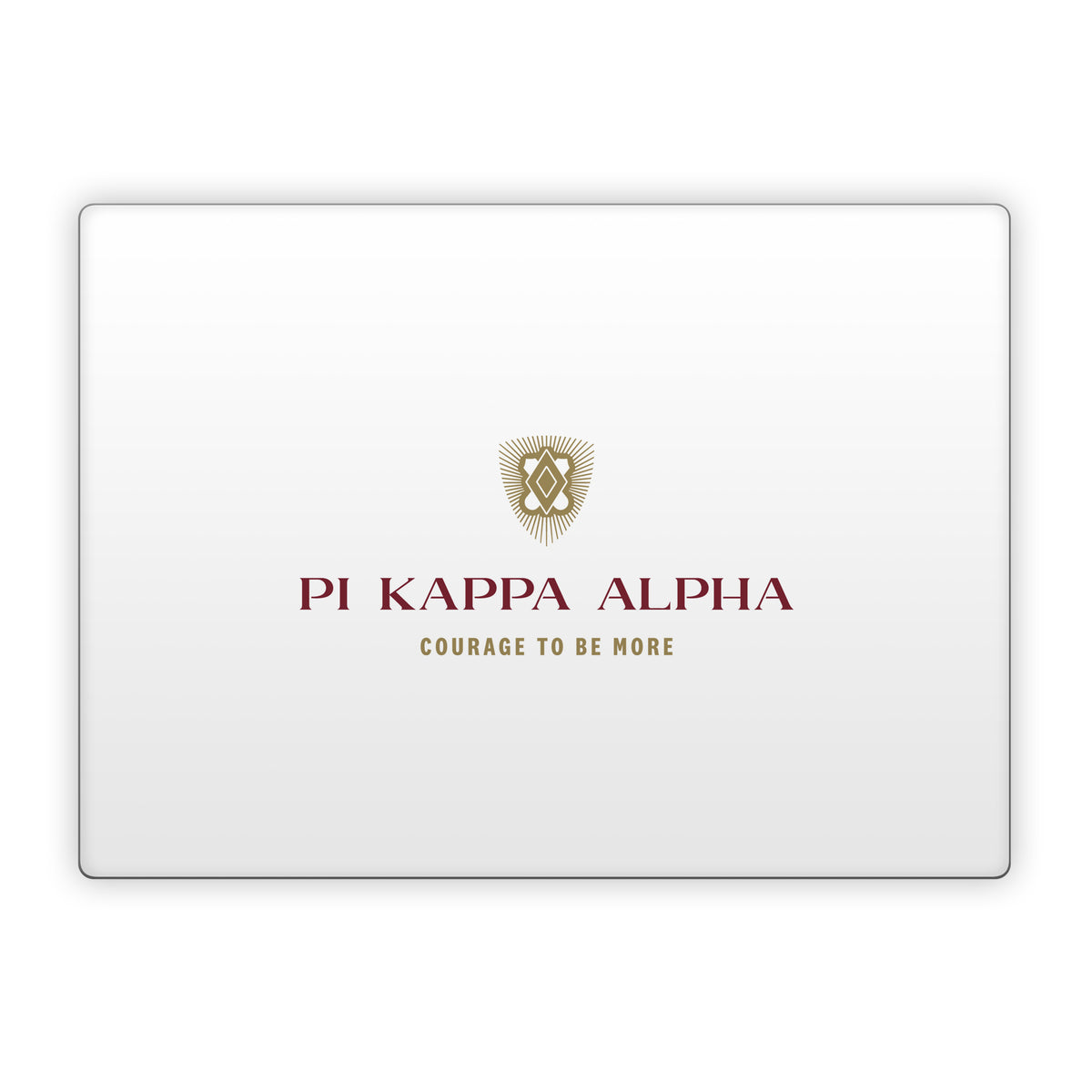 Pi Kappa Alpha Formal Logo White - Microsoft Surface Laptop Skin