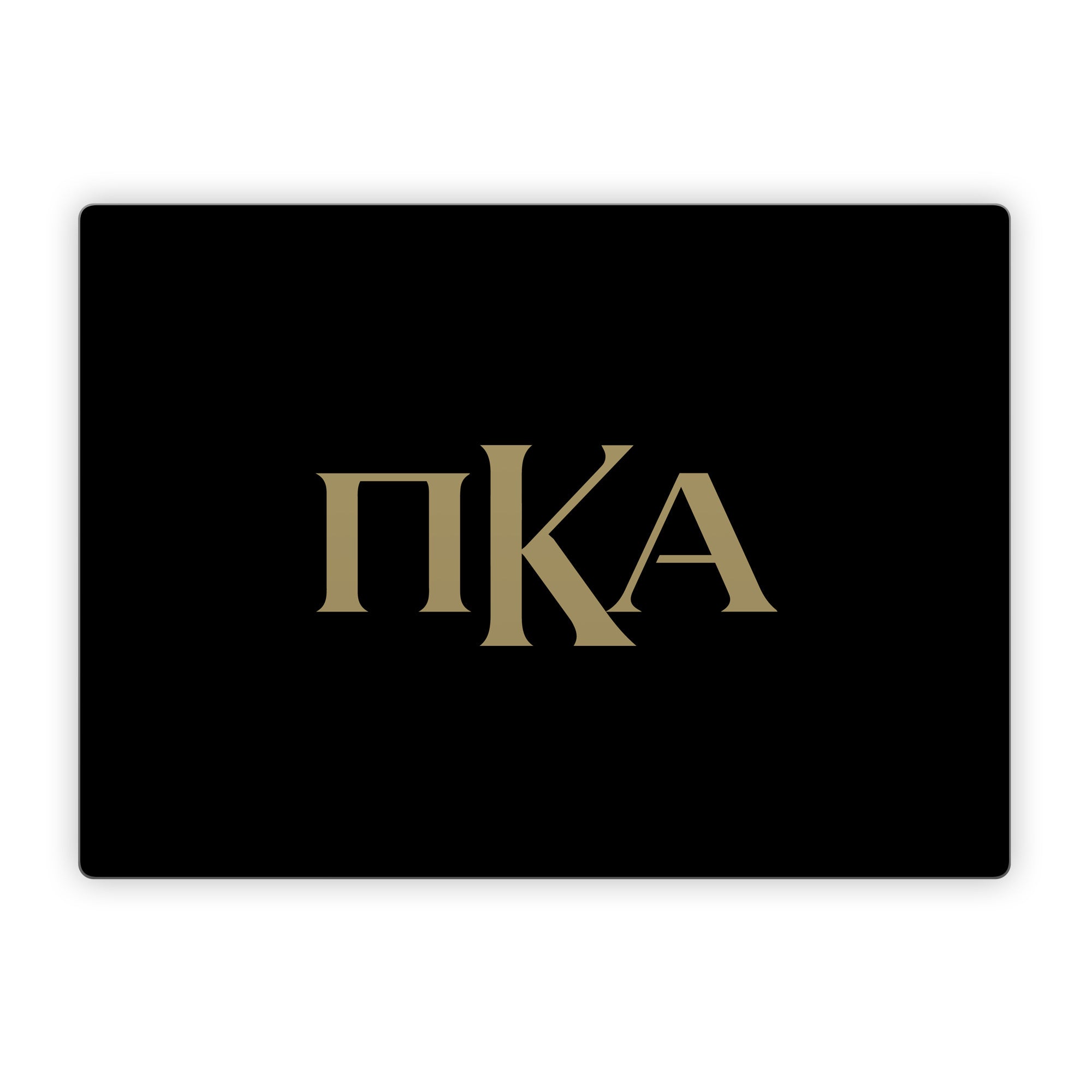 Pi Kappa Alpha Greek Letters Black - Microsoft Surface Laptop Skin