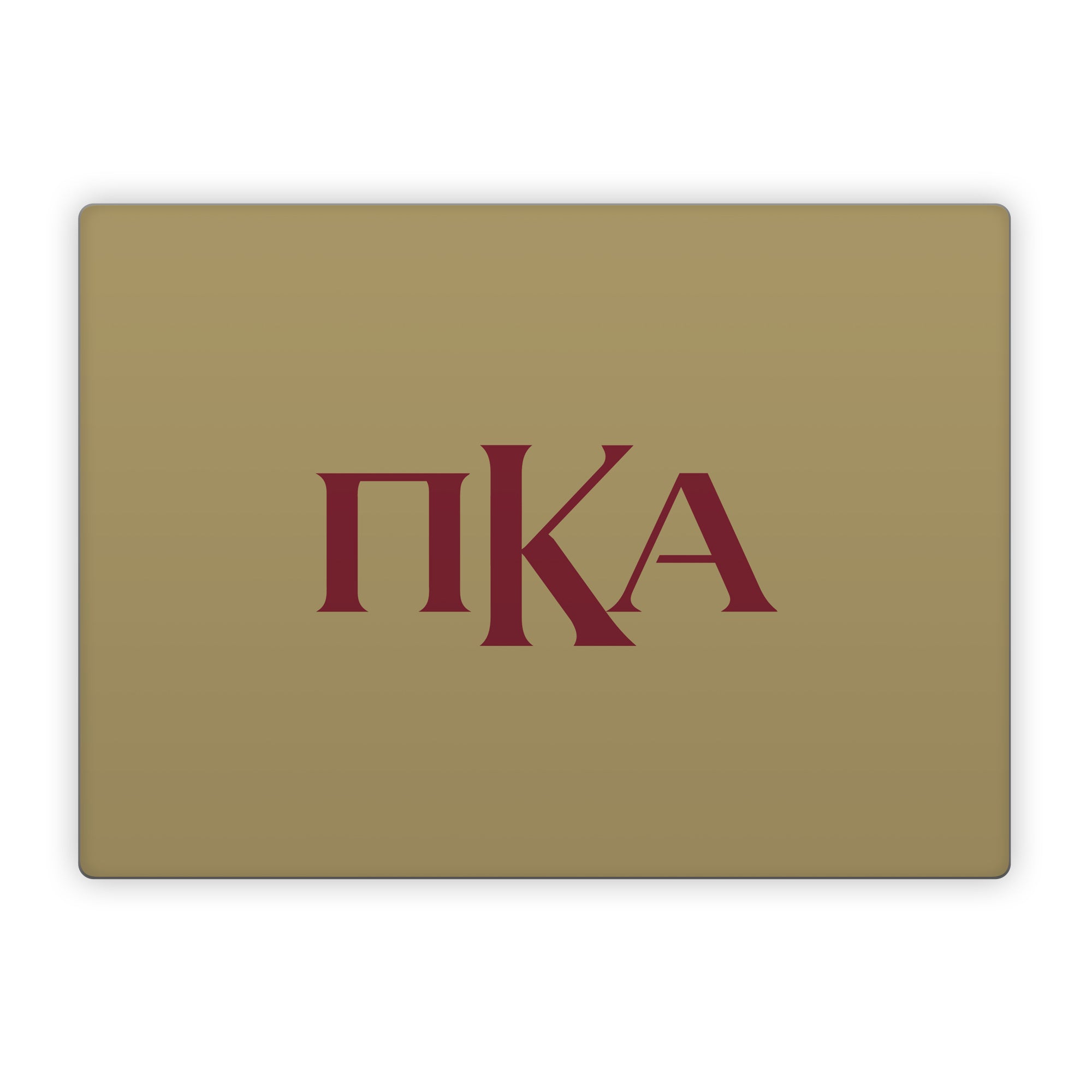 Pi Kappa Alpha Greek Letters Gold - Microsoft Surface Laptop Skin