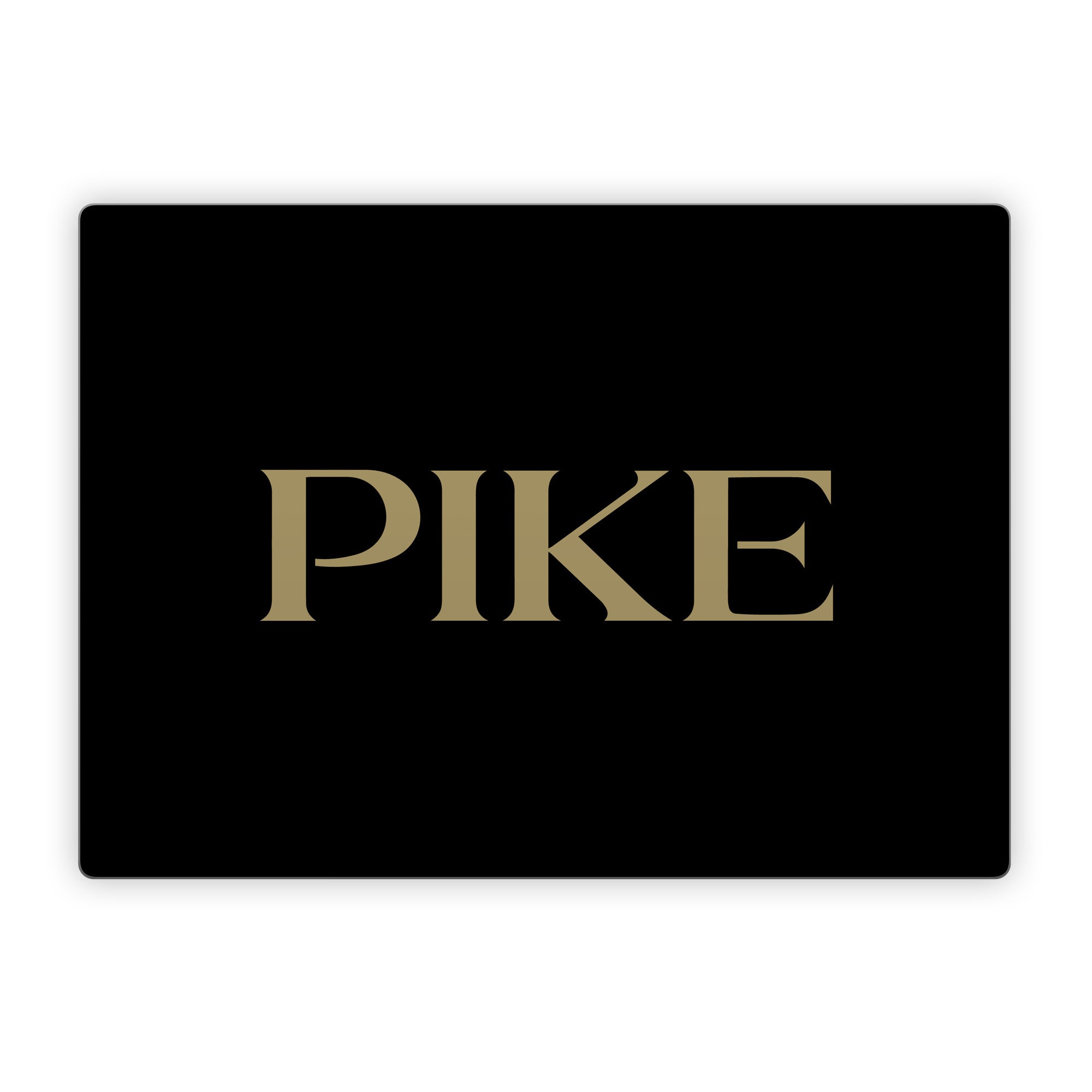 Pi Kappa Alpha PIKE Logo Black - Microsoft Surface Laptop Skin