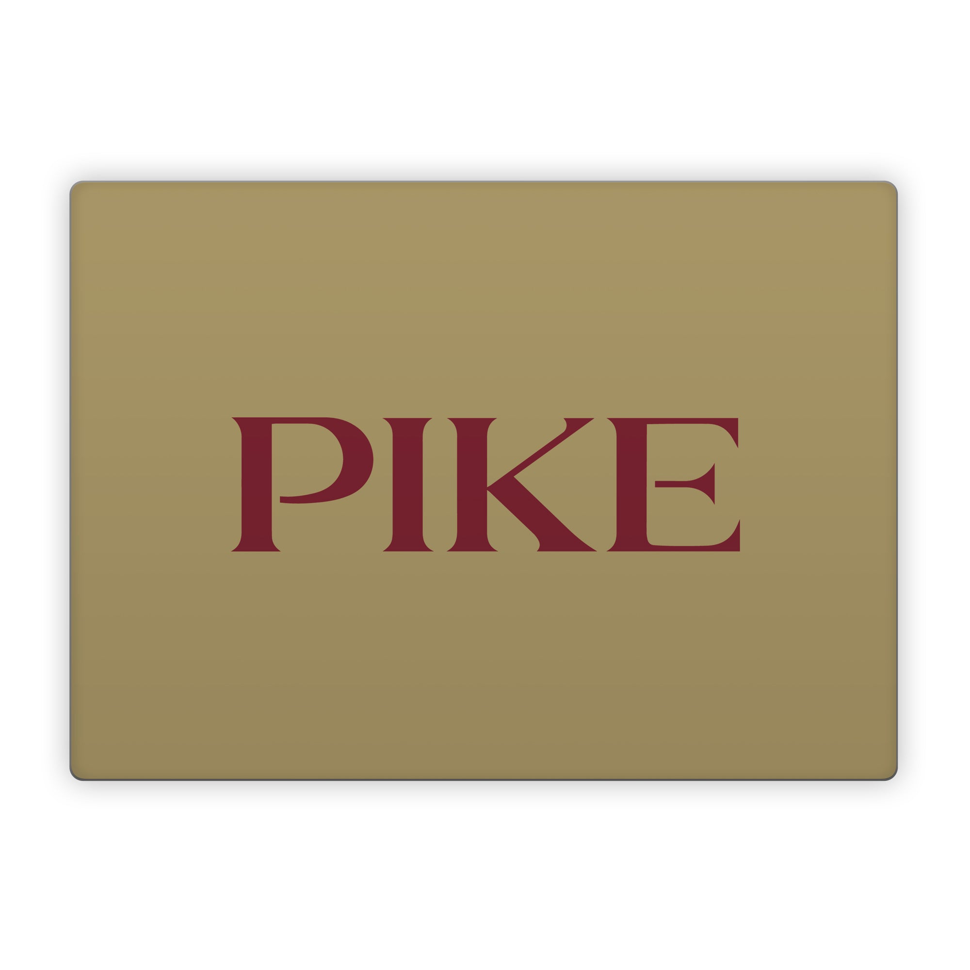 Pi Kappa Alpha PIKE Logo Gold - Microsoft Surface Laptop Skin