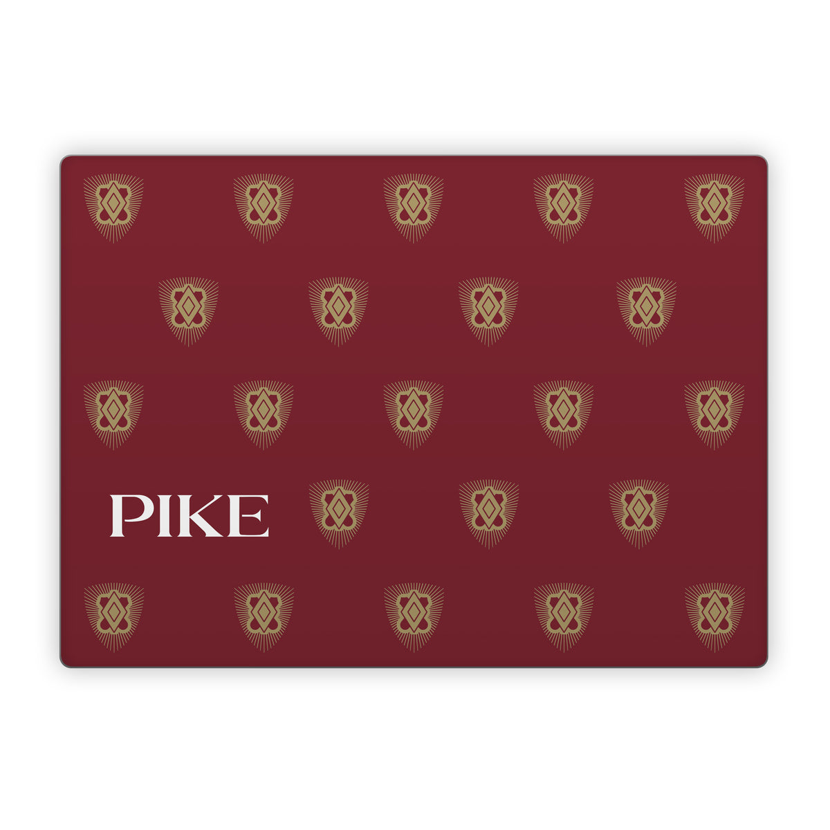 Pi Kappa Alpha PIKE Shield Pattern Garnet - Microsoft Surface Laptop Skin