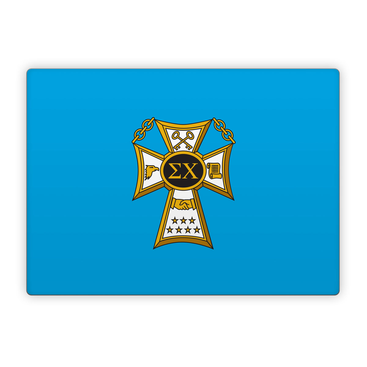 Sigma Chi Badge Blue - Microsoft Surface Laptop Skin