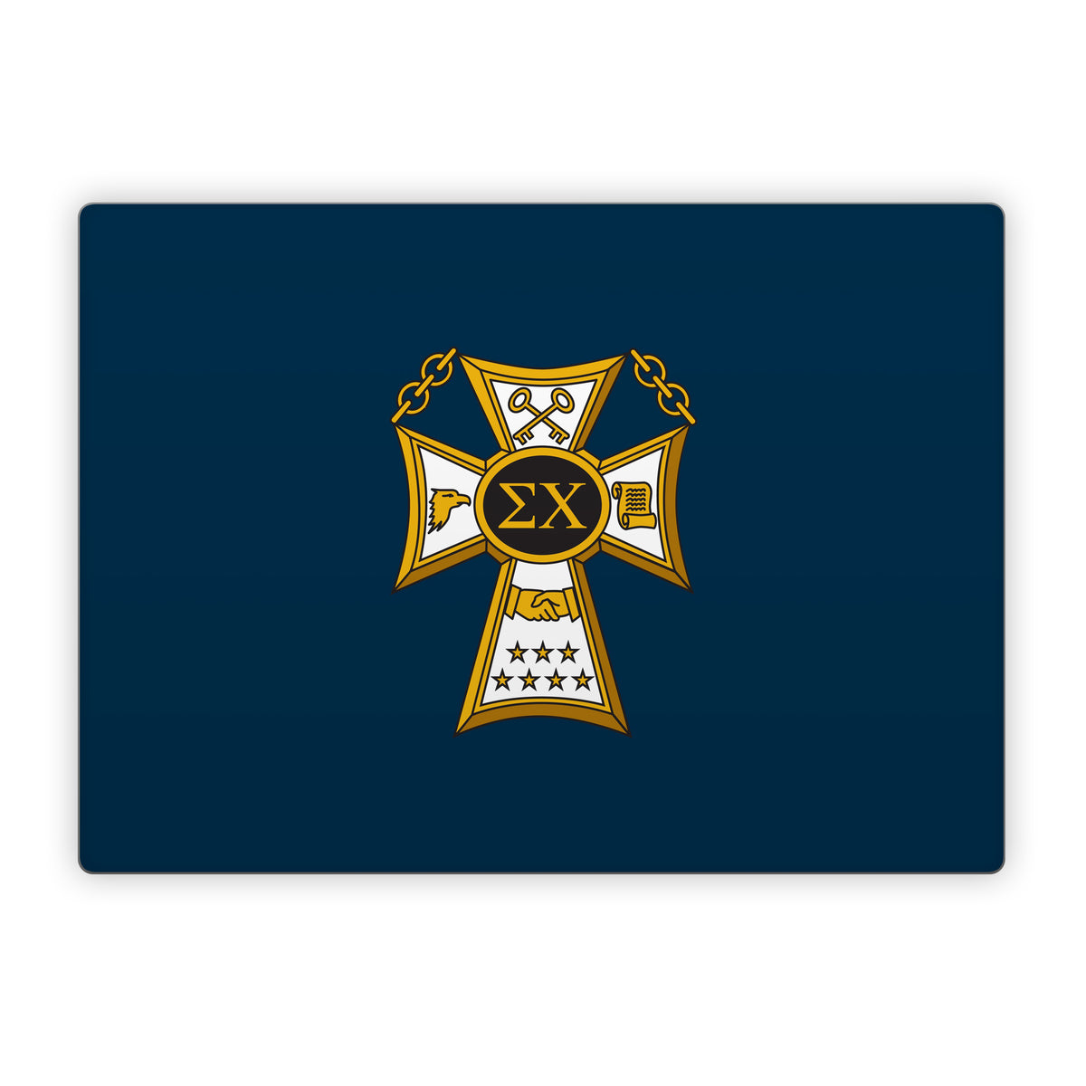 Sigma Chi Badge Navy - Microsoft Surface Laptop Skin