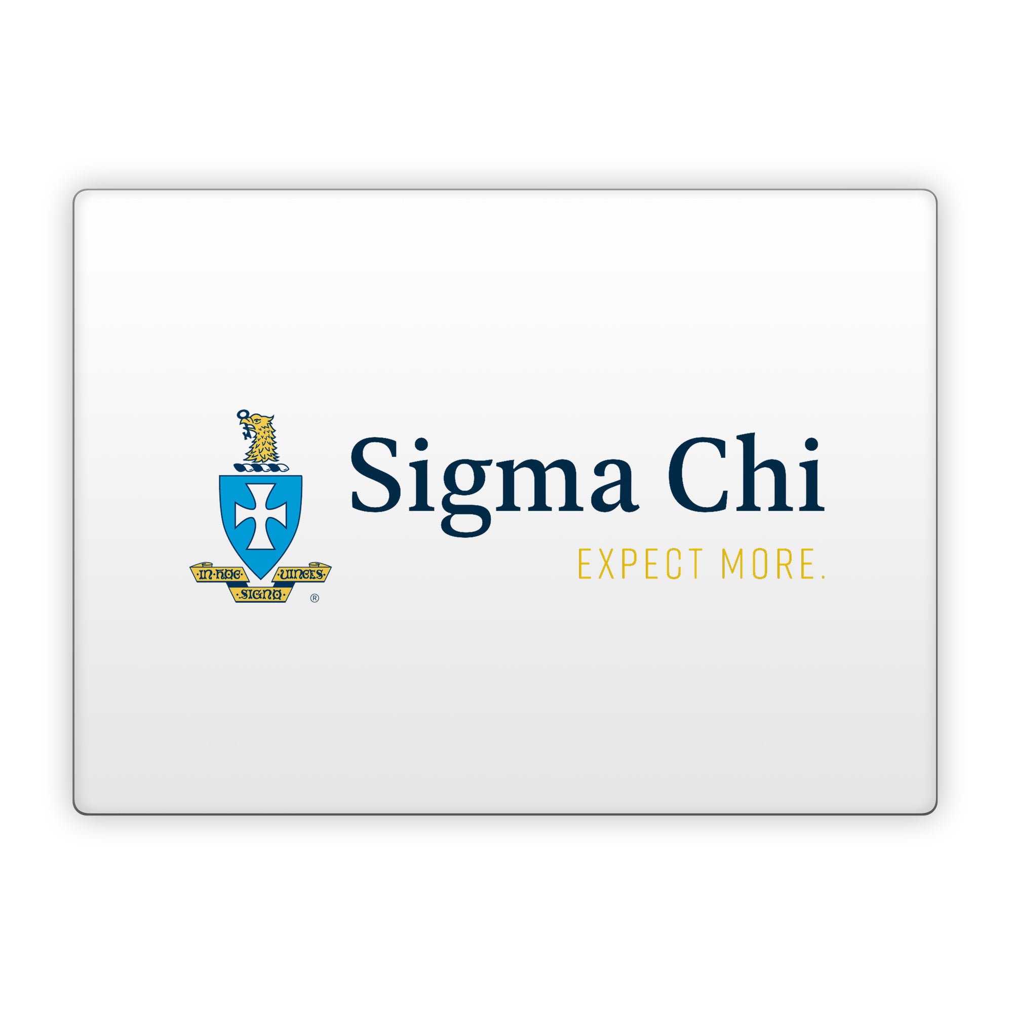 Sigma Chi Logo White - Microsoft Surface Laptop Skin