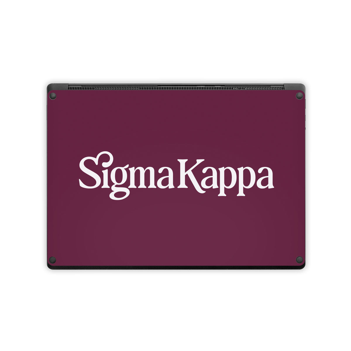 Sigma Kappa Primary Logo Dove Love on Mary Maroon - Microsoft Surface Laptop Skin