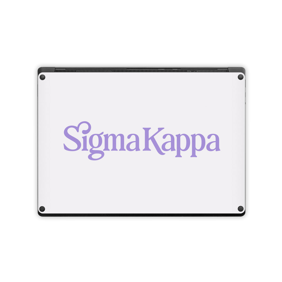 Sigma Kappa Primary Logo Legacy Lavender on Dove Love - Microsoft Surface Laptop Skin