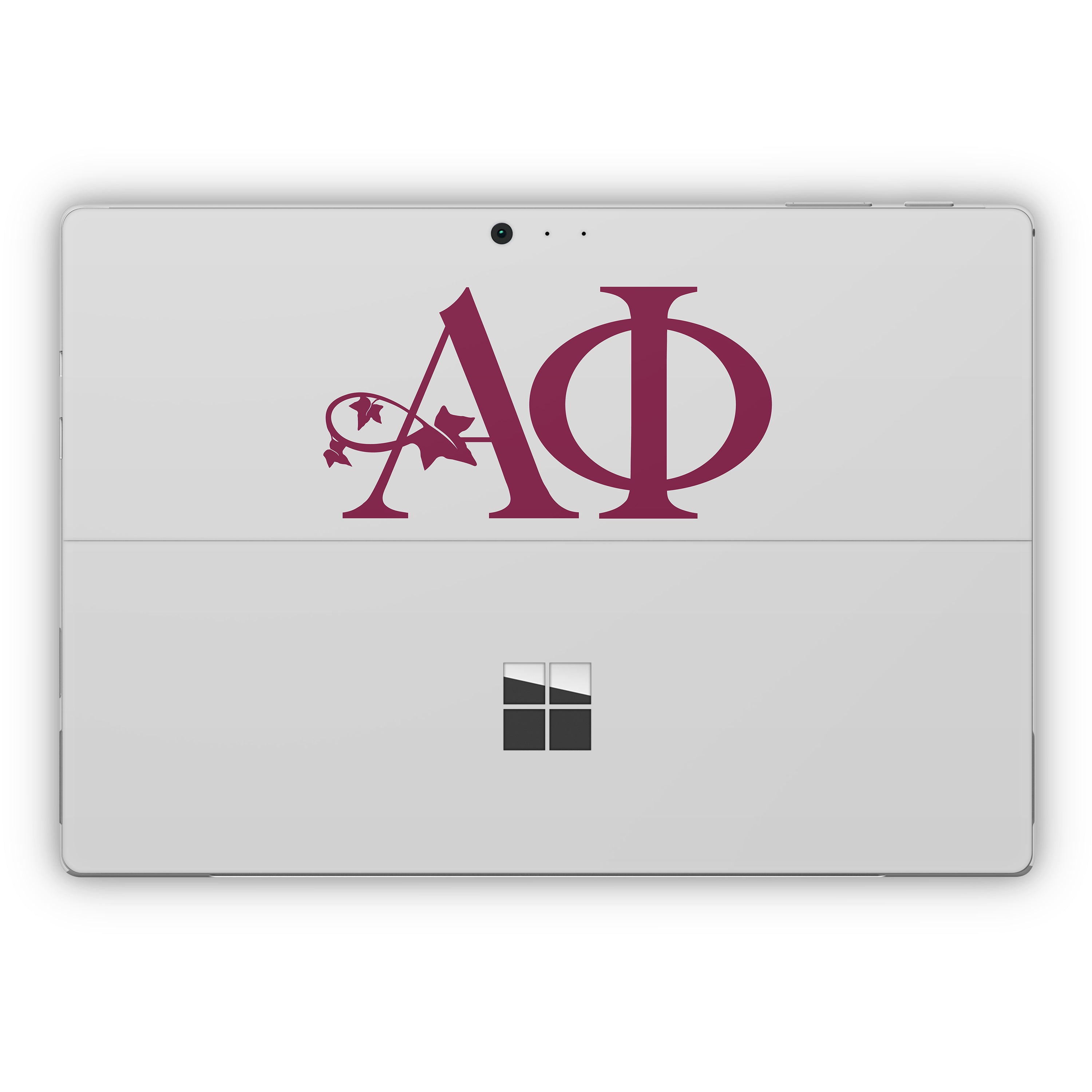 Alpha Phi Greek Letters Silver - Microsoft Surface Pro Skin