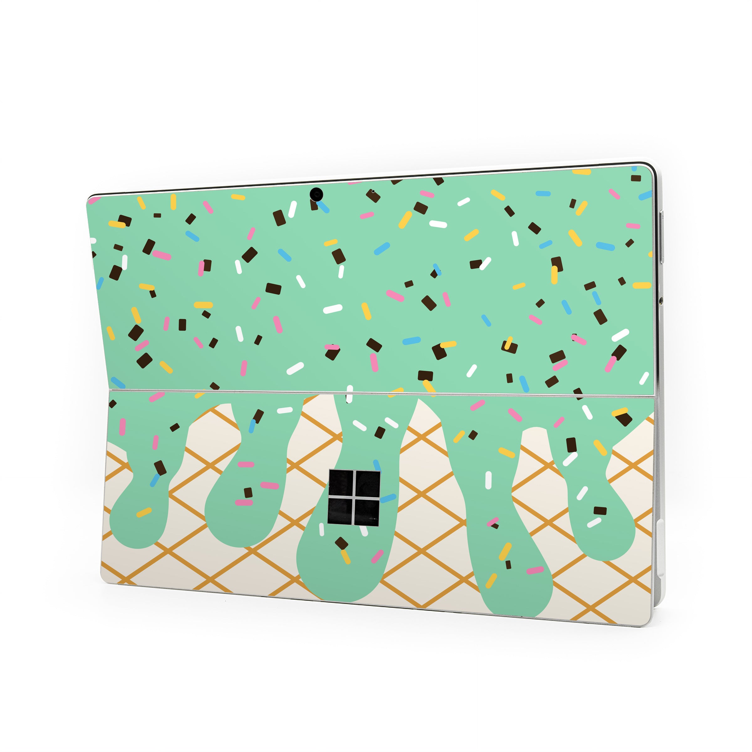 Mint Chocolate Chip Ice Cream Drip - Microsoft Surface Pro Skin
