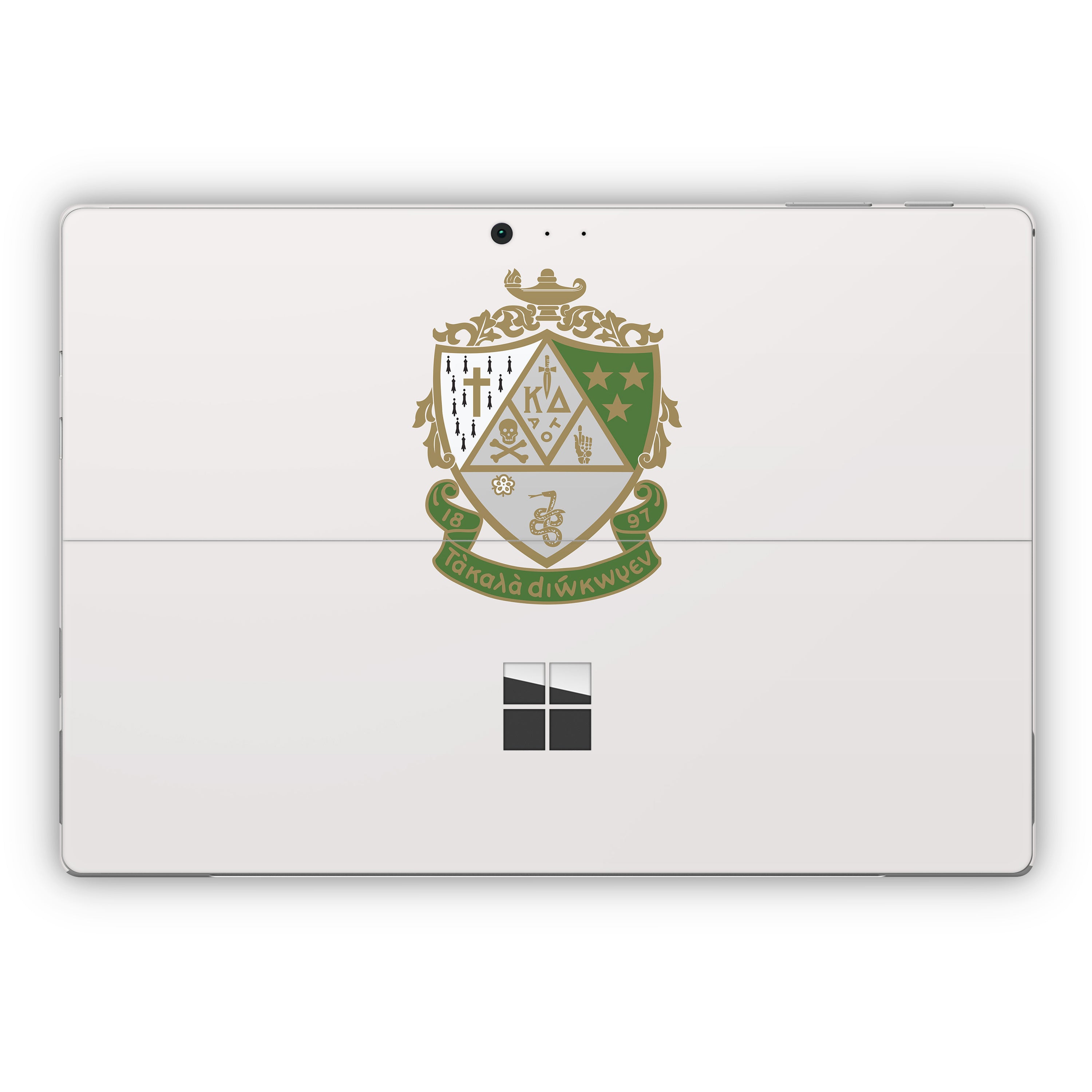 Kappa Delta Crest Pearl White - Microsoft Surface Pro Skin