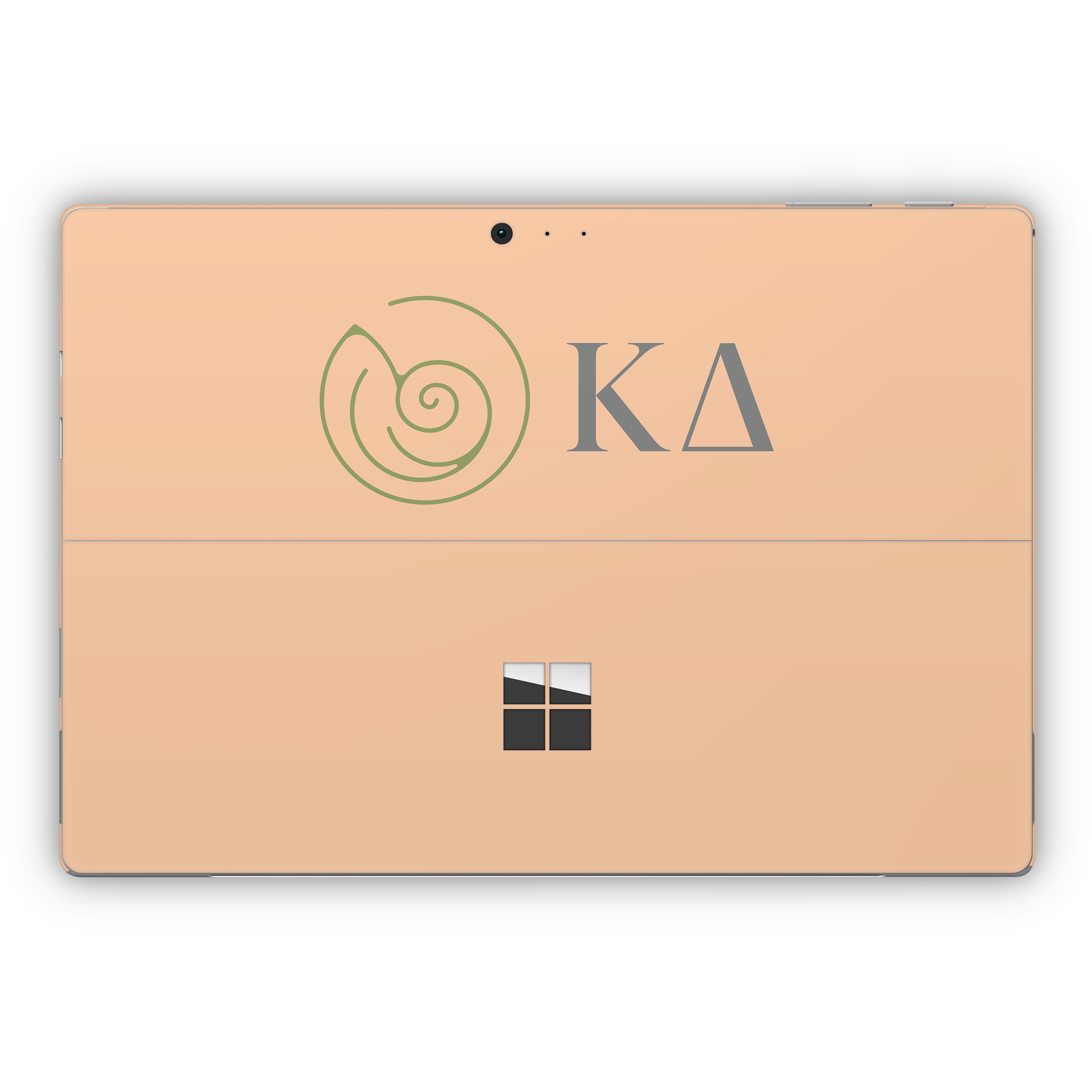 Kappa Delta Greek Letters Empowered Peach - Microsoft Surface Pro Skin