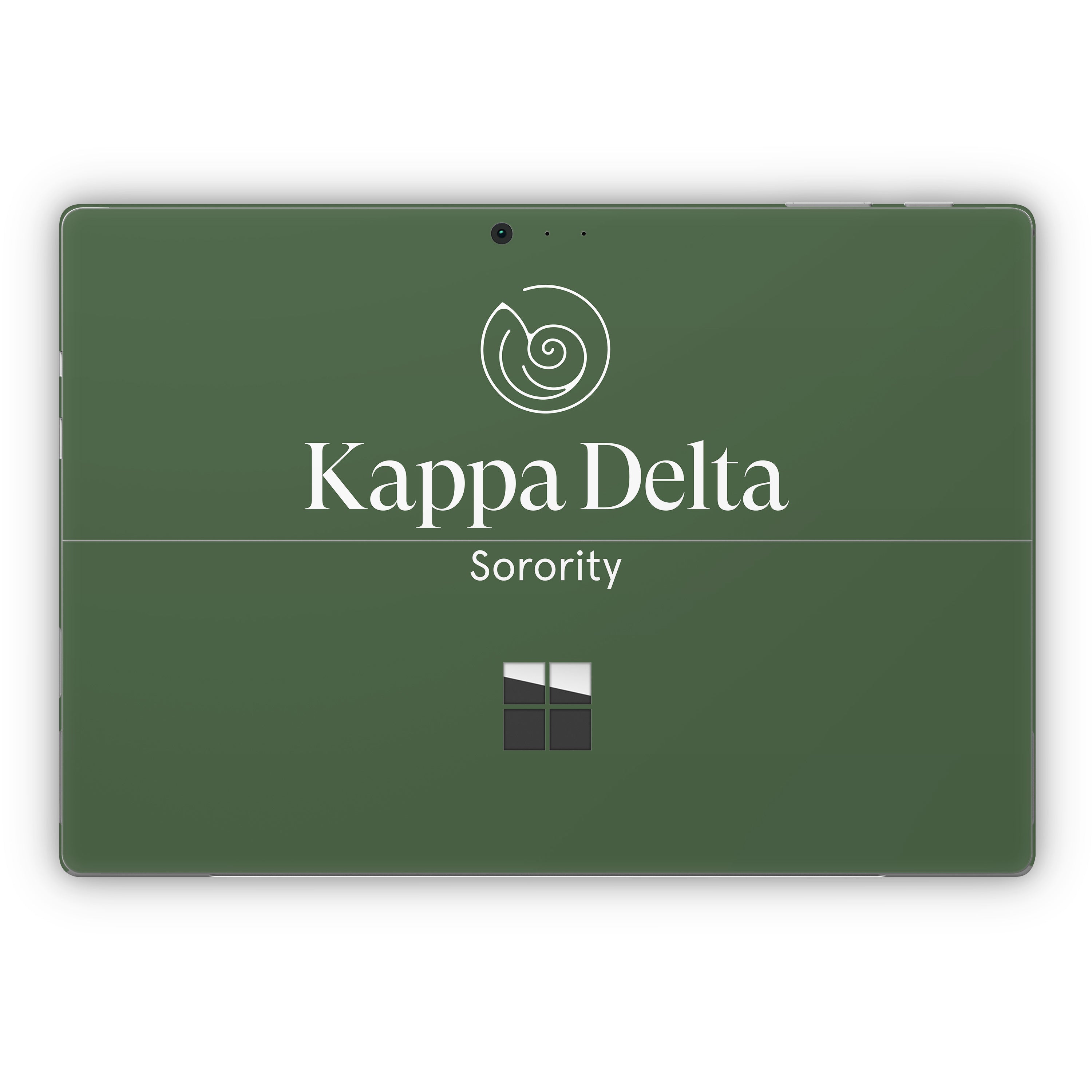 Kappa Delta Primary Logo Dark Olive - Microsoft Surface Pro Skin