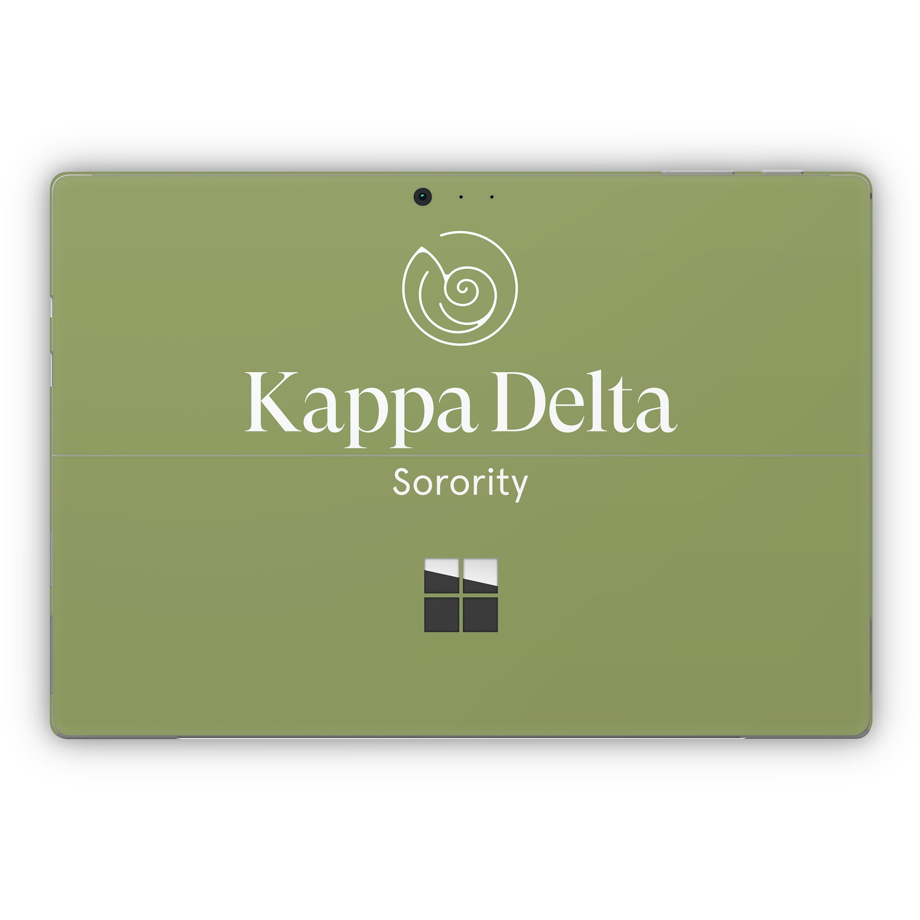 Kappa Delta Primary Logo KD Olive - Microsoft Surface Pro Skin