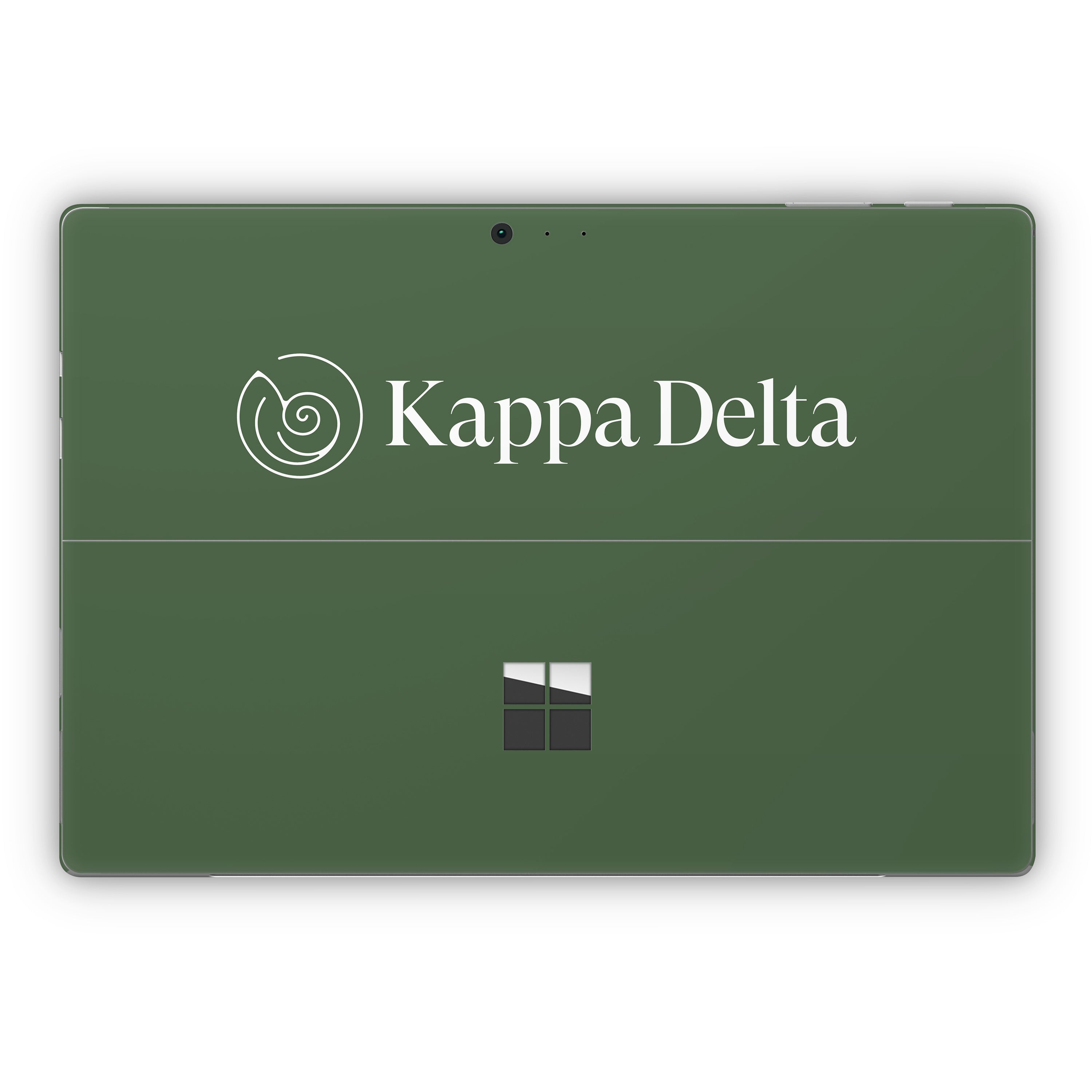 Kappa Delta Secondary Logo Dark Olive - Microsoft Surface Pro Skin