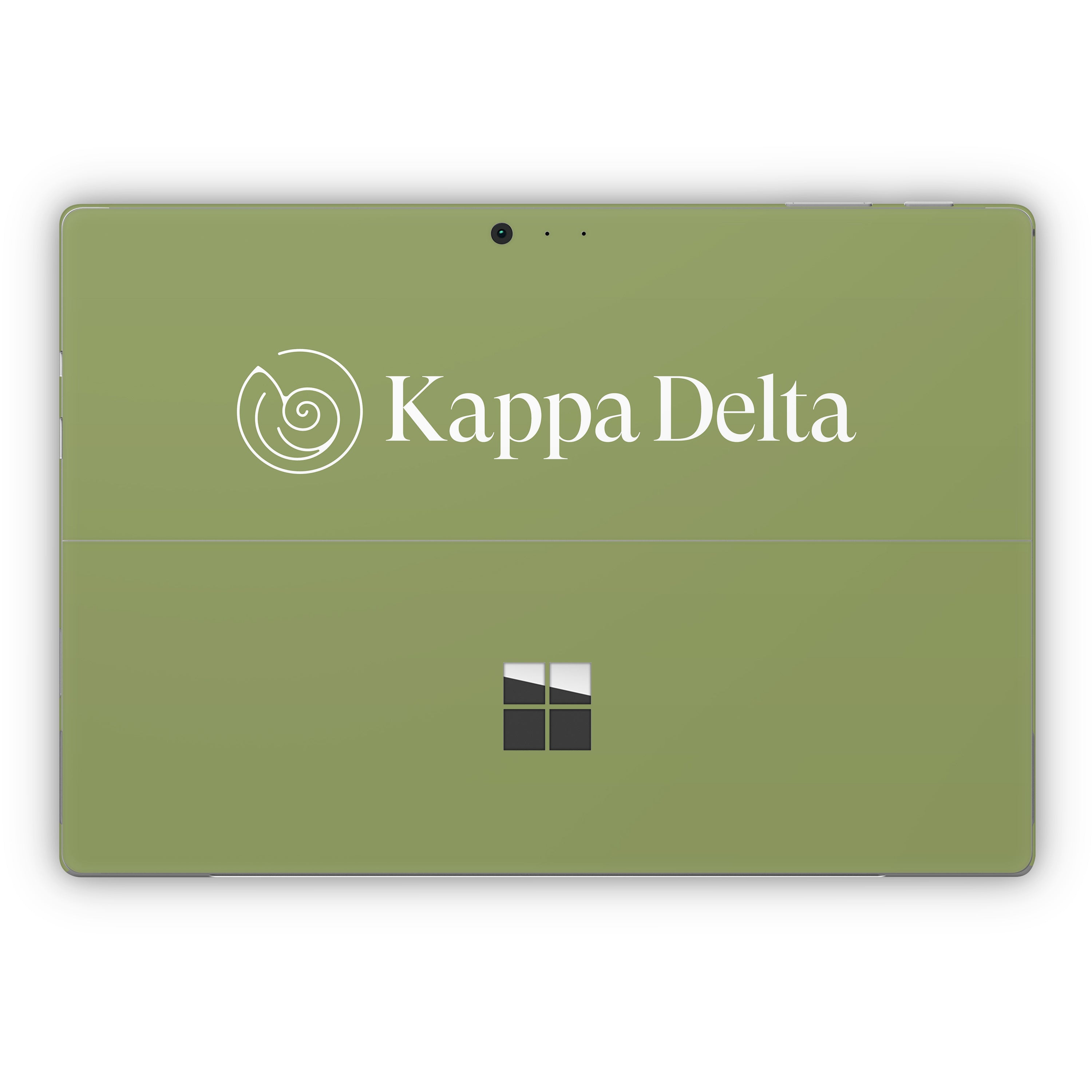 Kappa Delta Secondary Logo KD Olive - Microsoft Surface Pro Skin