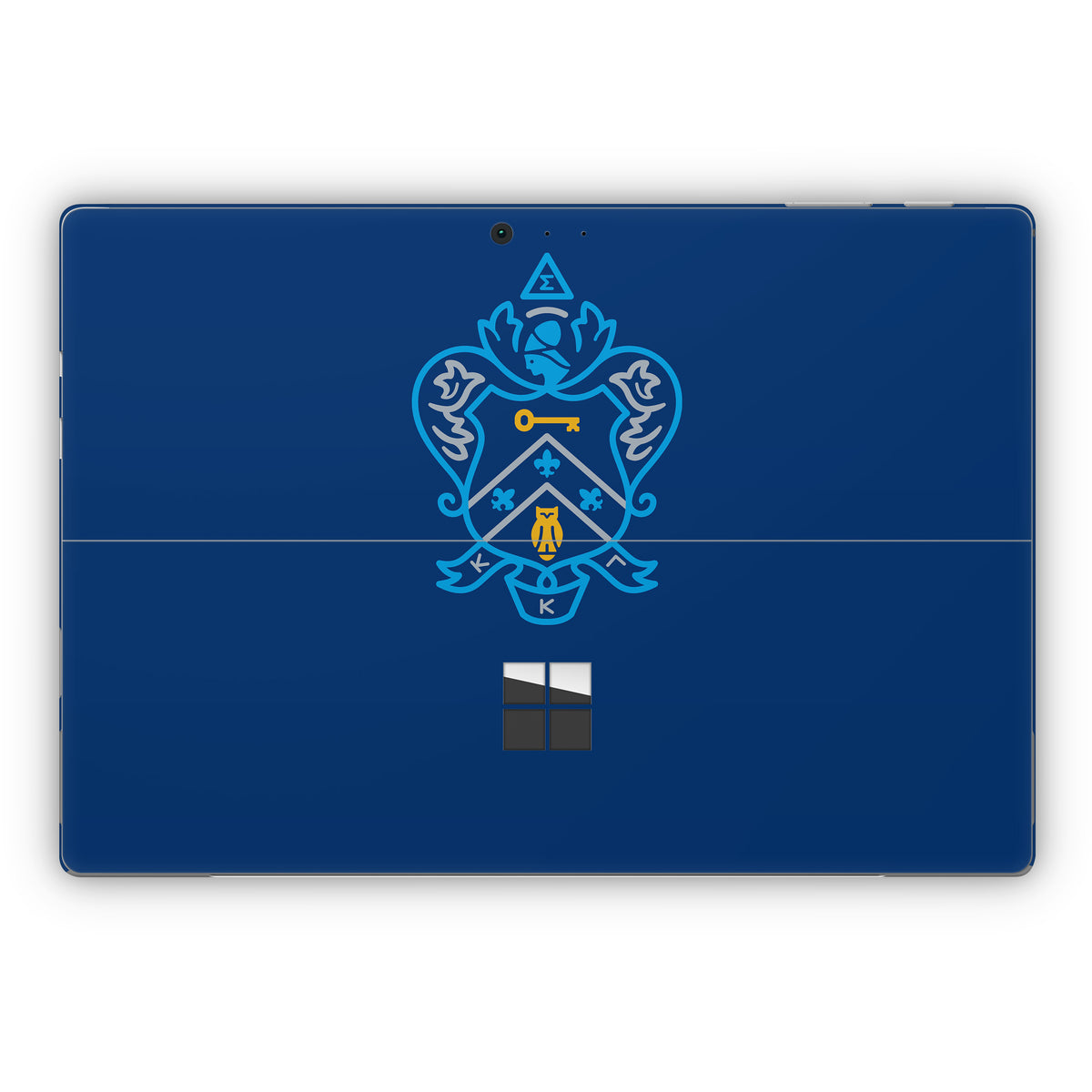 Kappa Kappa Gamma Coat of Arms Kappa Blue - Microsoft Surface Pro Skin