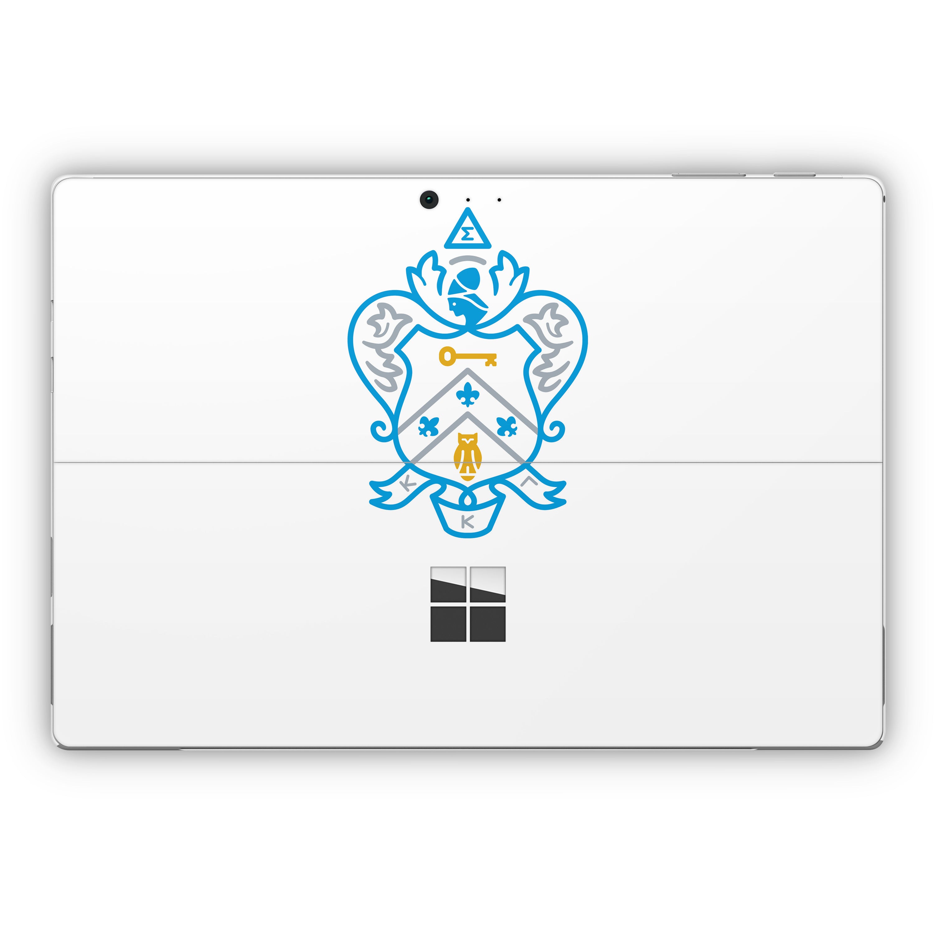 Kappa Kappa Gamma Coat of Arms White - Microsoft Surface Pro Skin
