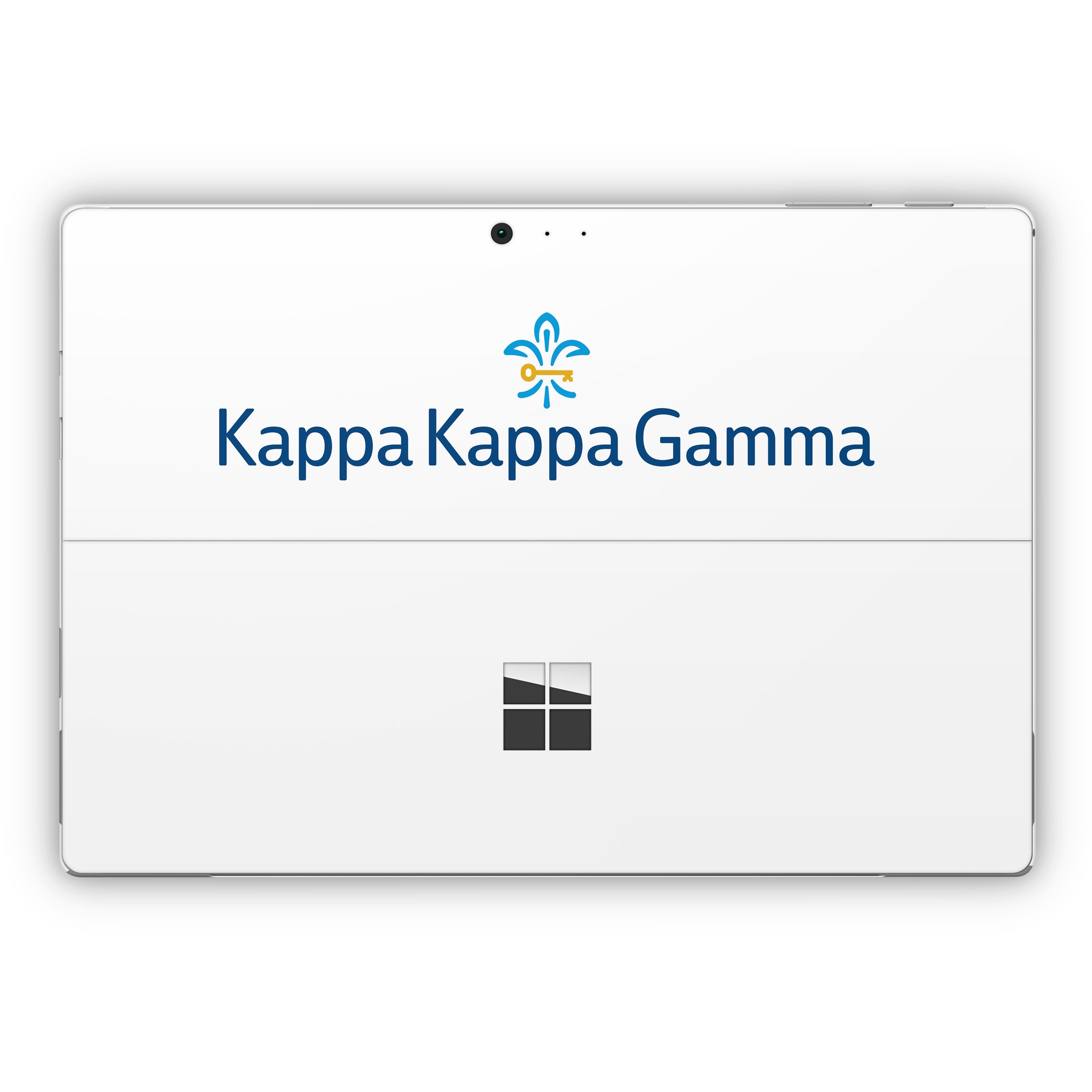 Kappa Kappa Gamma Brandmark White - Microsoft Surface Pro Skin