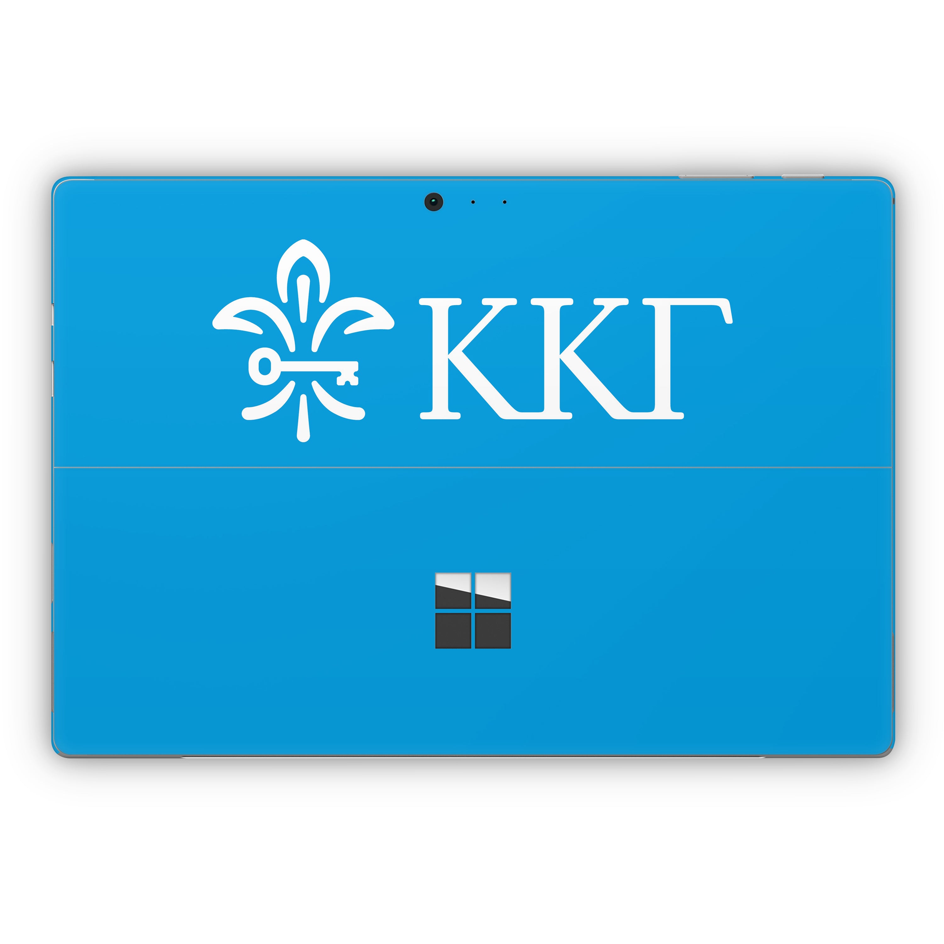 Kappa Kappa Gamma Letterkey Horizontal Gamma Blue - Microsoft Surface Pro Skin